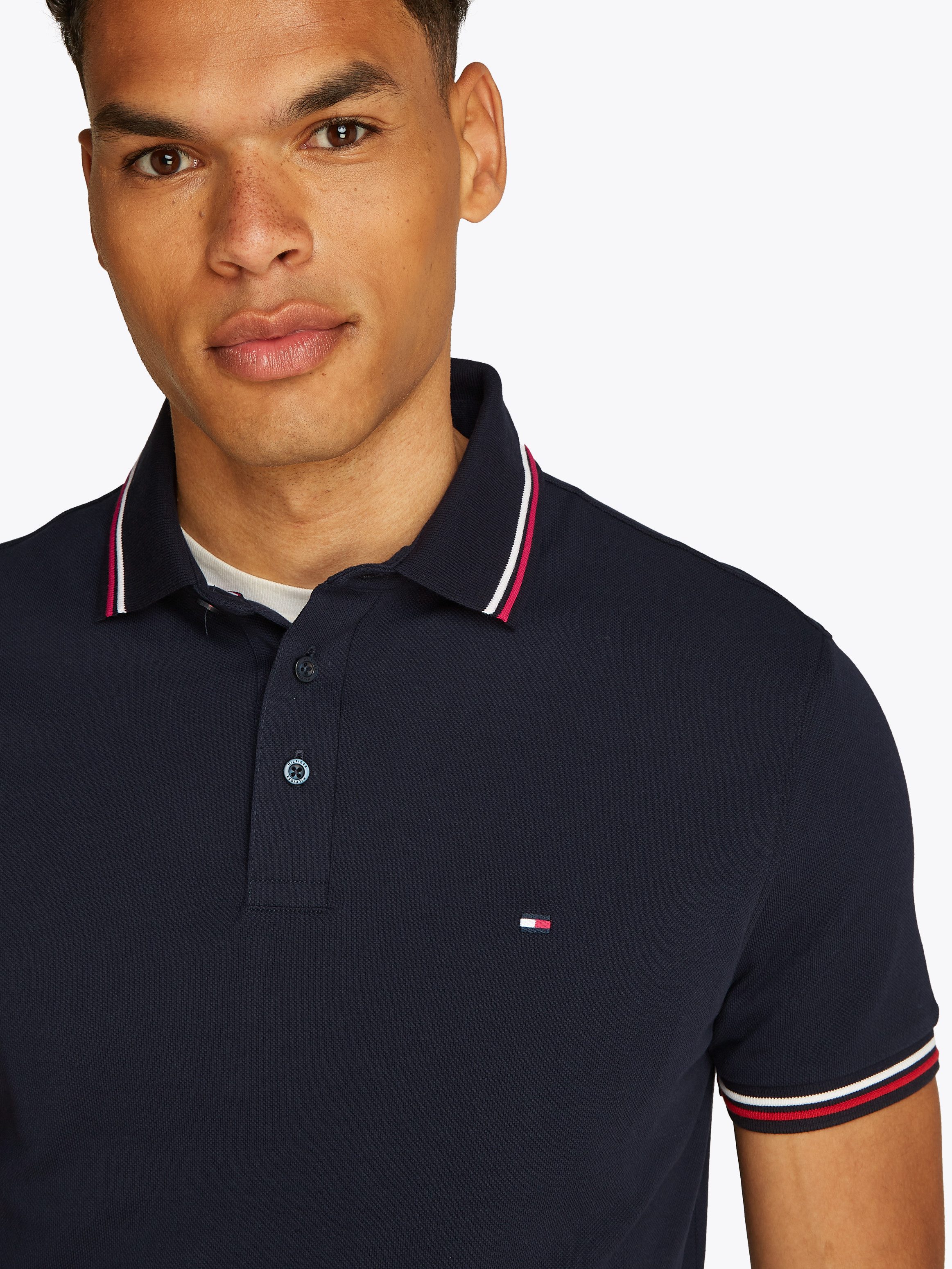 Tommy Hilfiger Poloshirt TIPPED SLIM FIT POLO