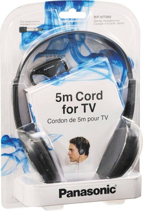 Panasonic On-ear koptelefoon RP-HT090 Lichtgewicht beugel-
