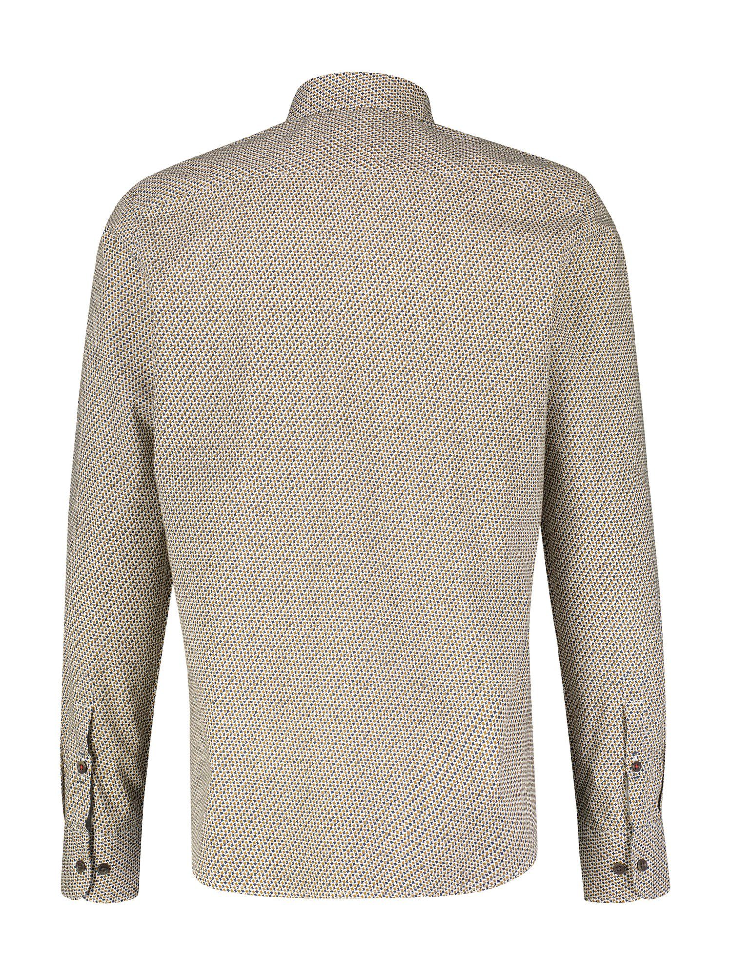 Lerros Overhemd met lange mouwen LERROS poplin overhemd met visgraatpatroon