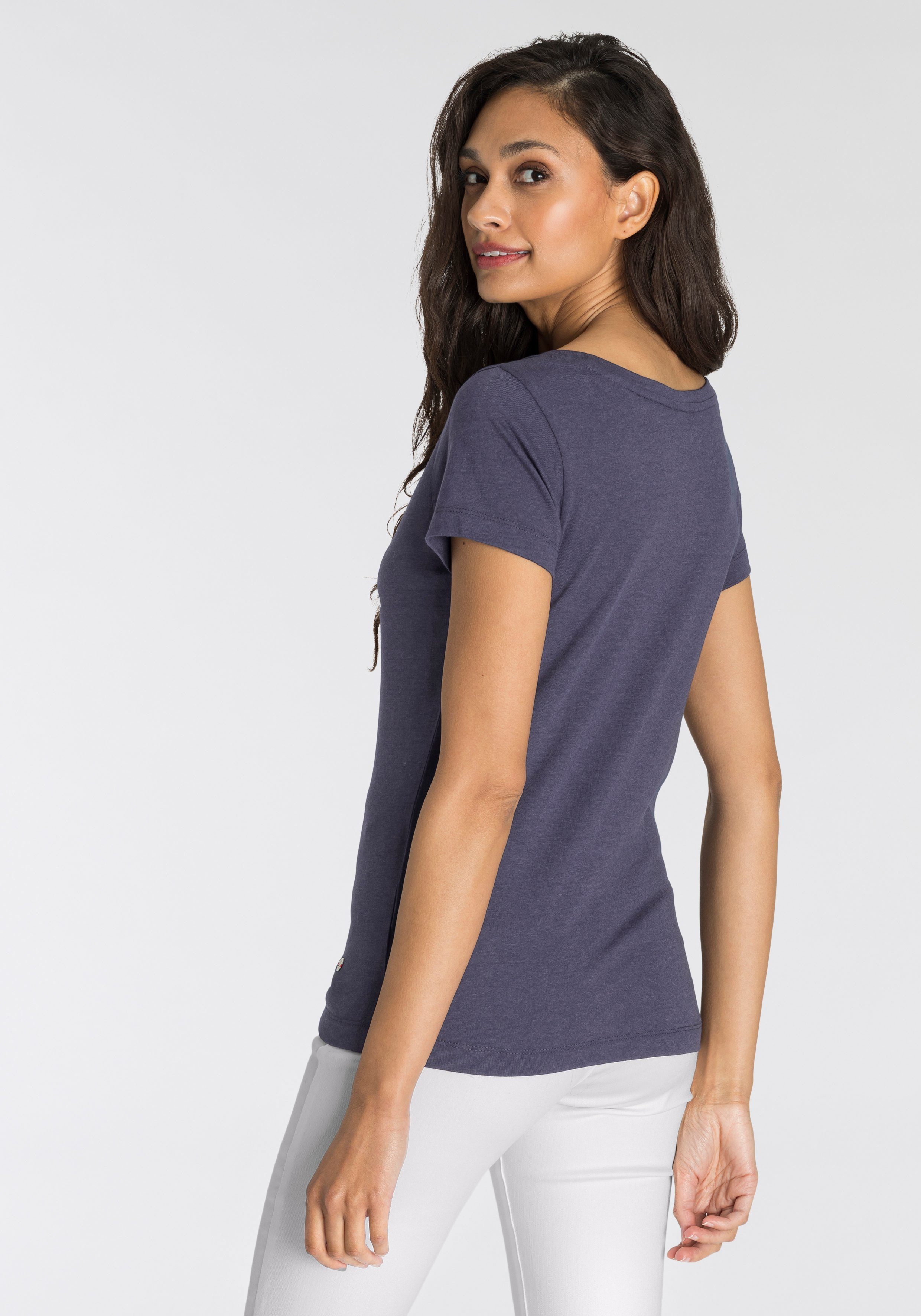 H.I.S Shirt met korte mouwen met heritage-print van h.i.s