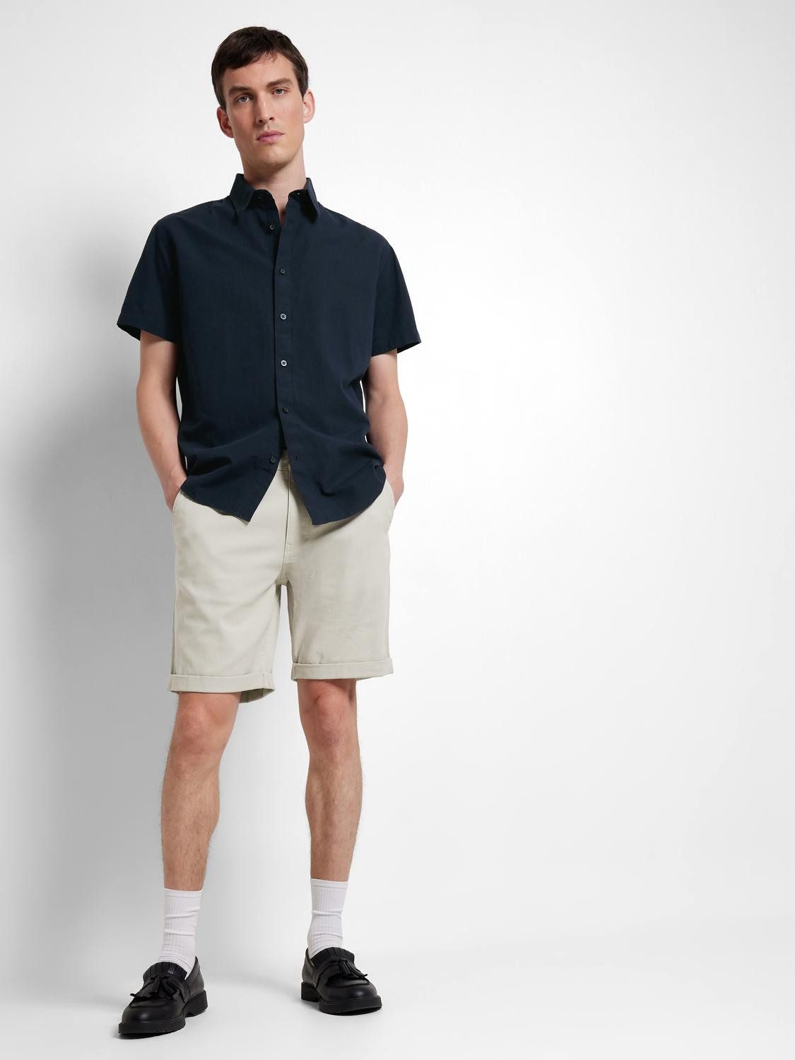 SELECTED HOMME Overhemd met korte mouwen SLHREG-SUN SHIRT SS NOOS