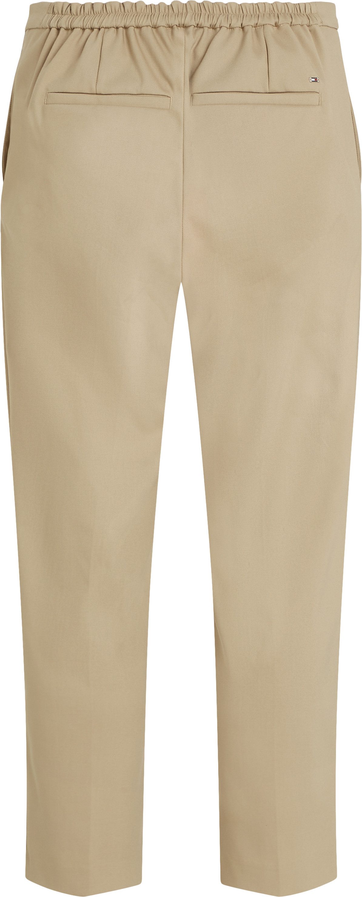 Tommy Hilfiger Chino met logo-stiksel elastische pull-on broek