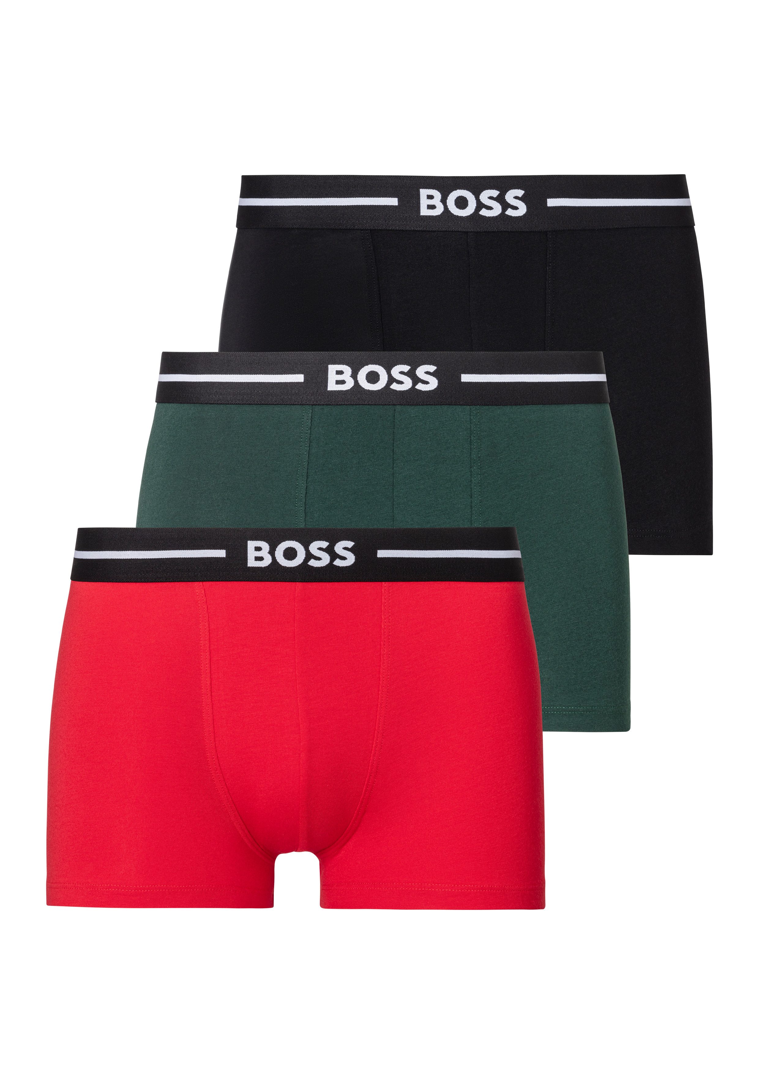 BOSS Trunk 3P Bold met opdruk op de tailleband (set 3 stuks)