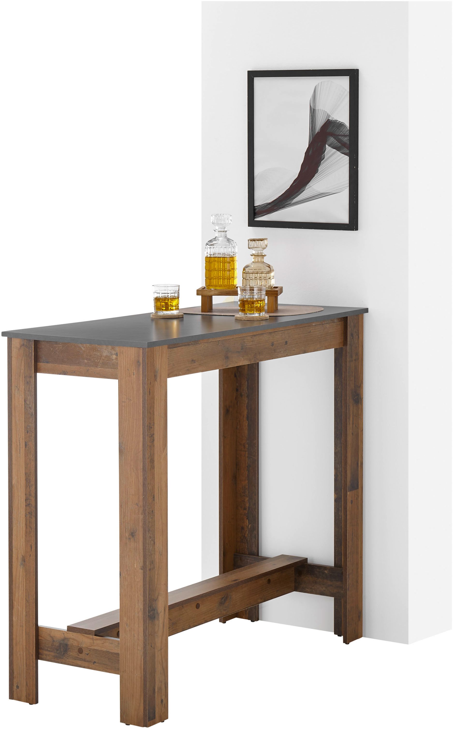 Stolkom Bartafel Modesto keukentafel, bistrotafel, statafel keuken, BxHxD 115x103x50 cm