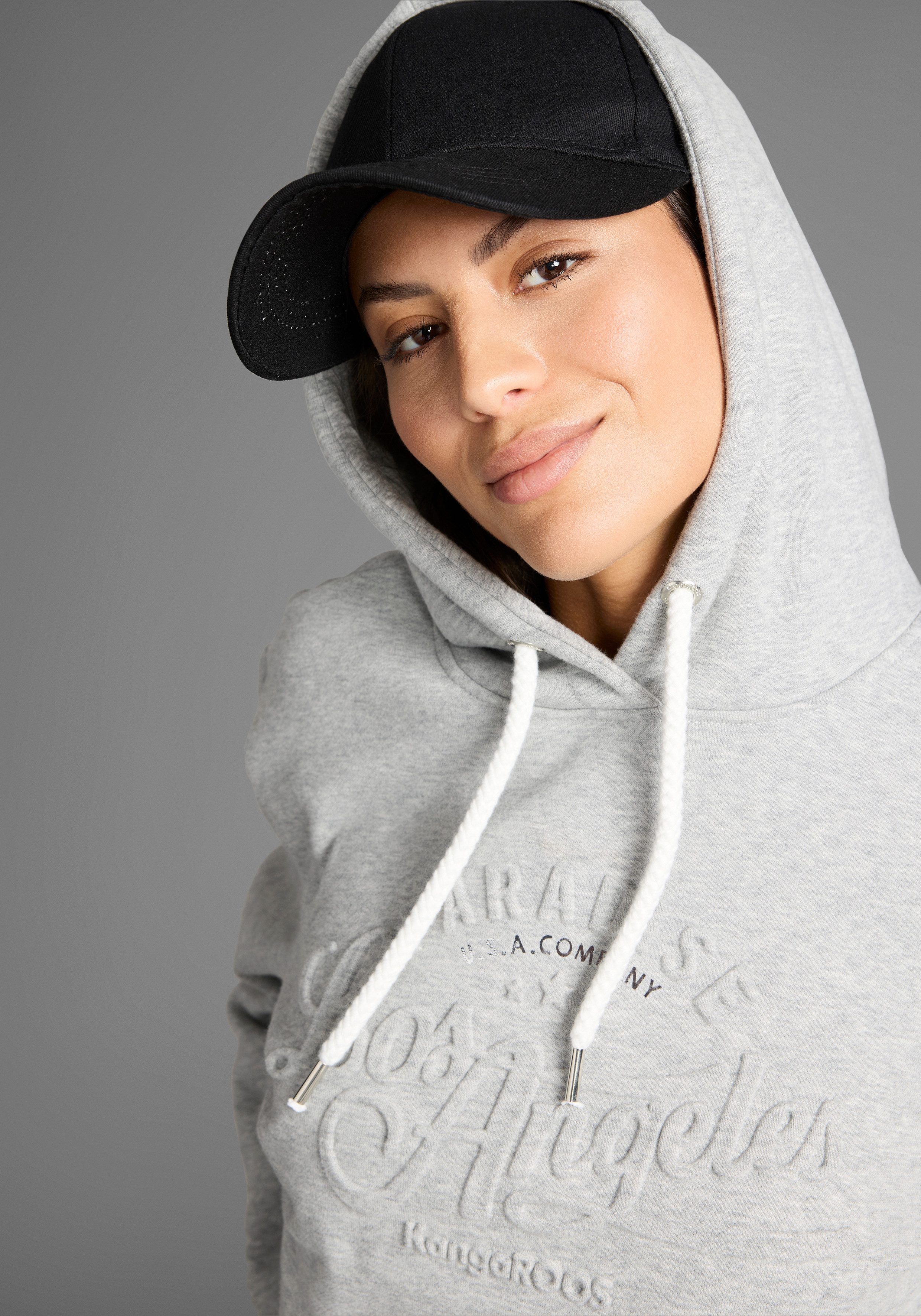 KangaROOS Hoodie met gestanste druk