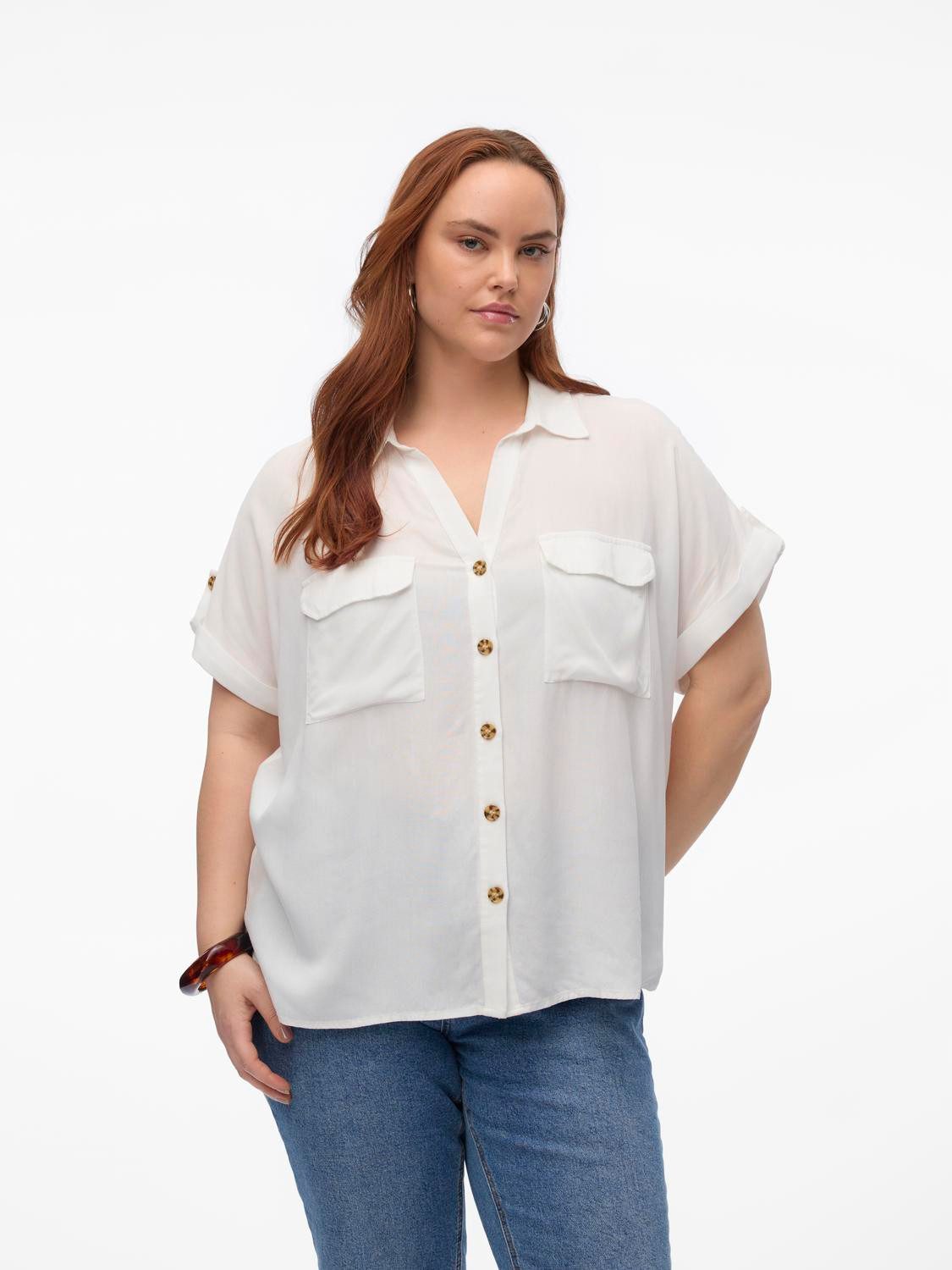 Vero Moda Curve Blouse met korte mouwen