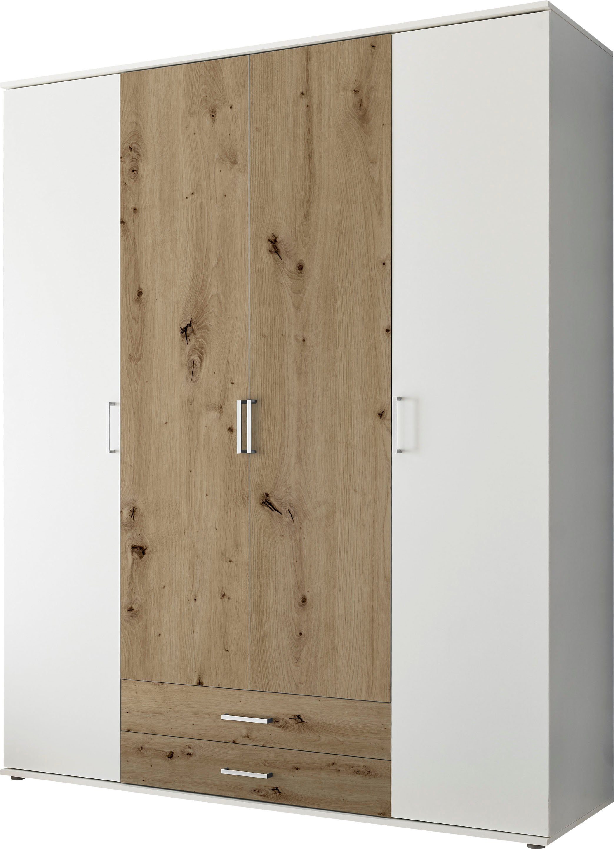 Schlafkontor Kledingkast Marburg bestseller kast garderobe met lades Slaapkamerkast in topkwaliteit, in 2 breedtes