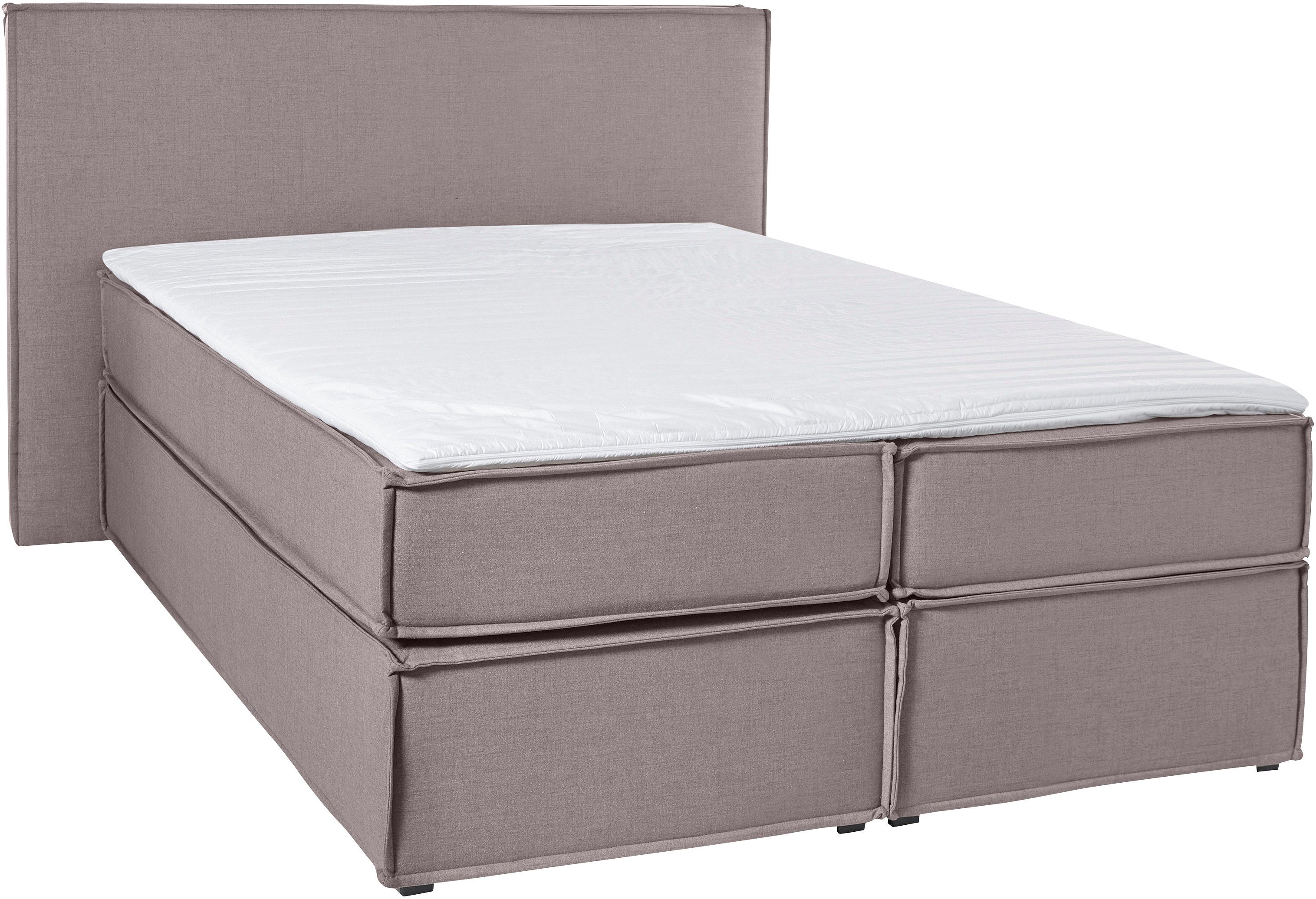 LeGer Home by Lena Gercke Boxspring Yuma incl. topmatras, in 4 breedten, 3 matrassoorten en elk 2 hardheden