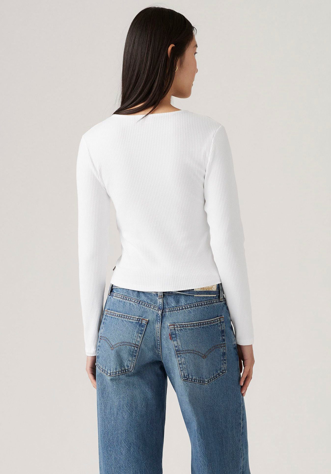 Levi's® Vest met knoopsluiting en in structuur-look