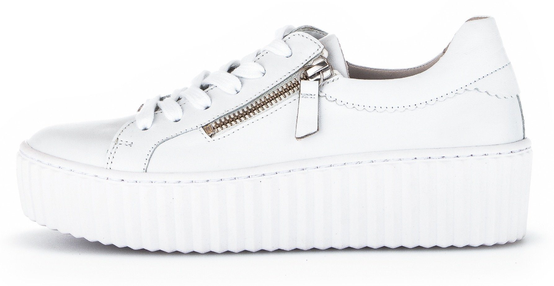 Gabor Plateausneakers , vrijetijdsschoen, lage schoen, veterschoen met gabor best fitting