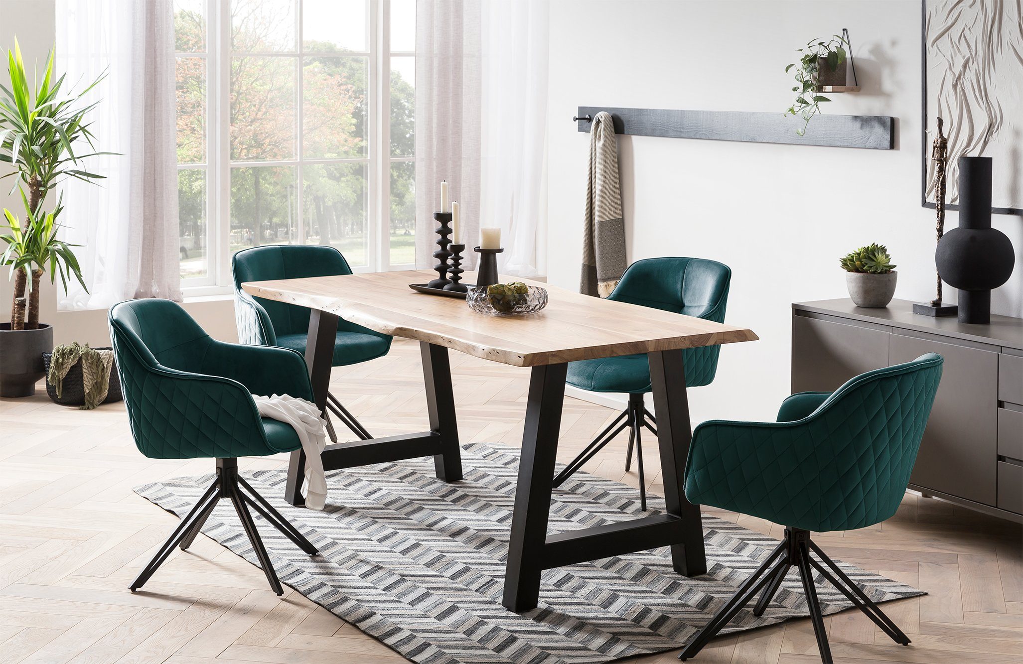 SalesFever Eettafel Massief hout geolied en tweevoudig gewaxt
