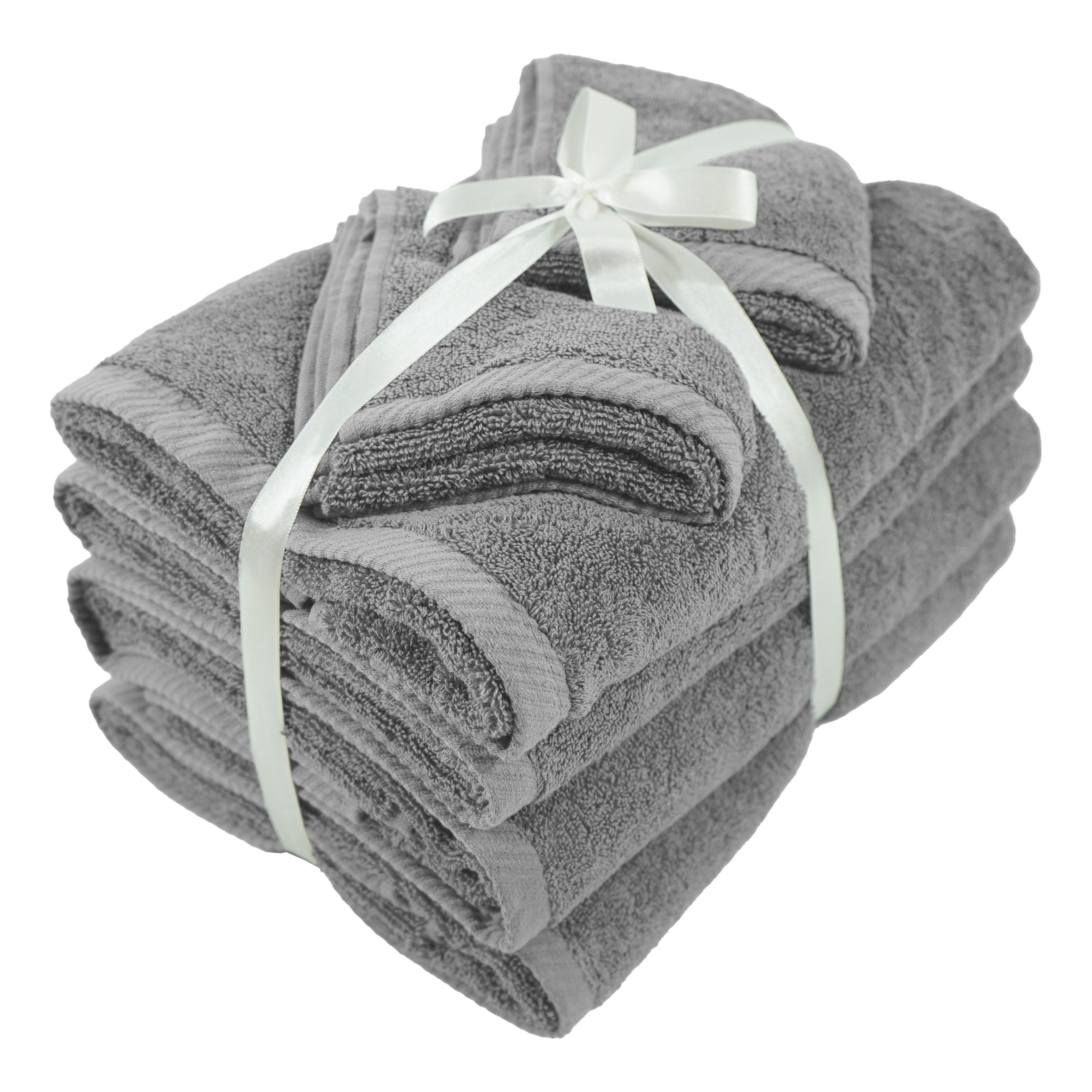 Bruno Banani Handdoekenset Lana, handdoek in premium kwaliteit 600g/m² hoogwaardig, stijlvol, zacht, extra zwaar, fluffy hotelkwaliteit (set, 6-delig)