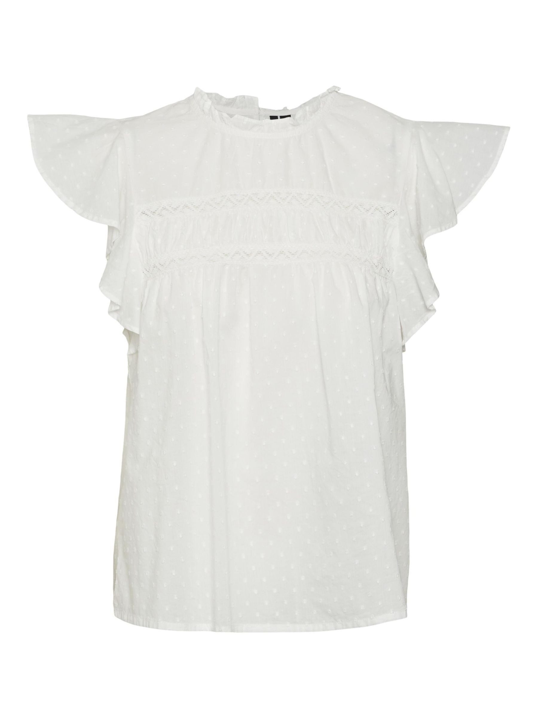 Vero Moda Shirt VMTRINE SL LACE TOP WVN NOOS