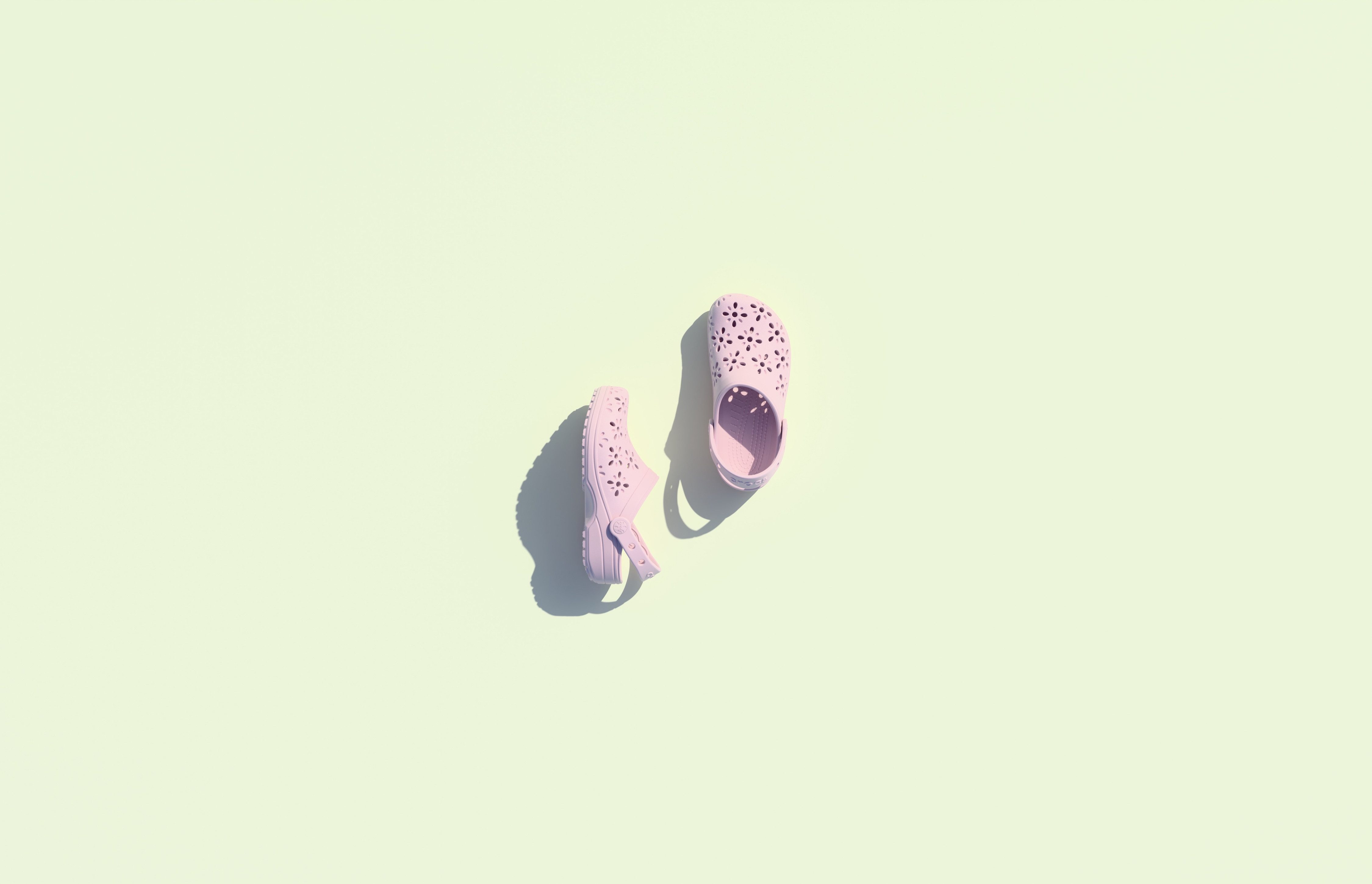 Crocs Clogs Classic Floral Cut Out Clog