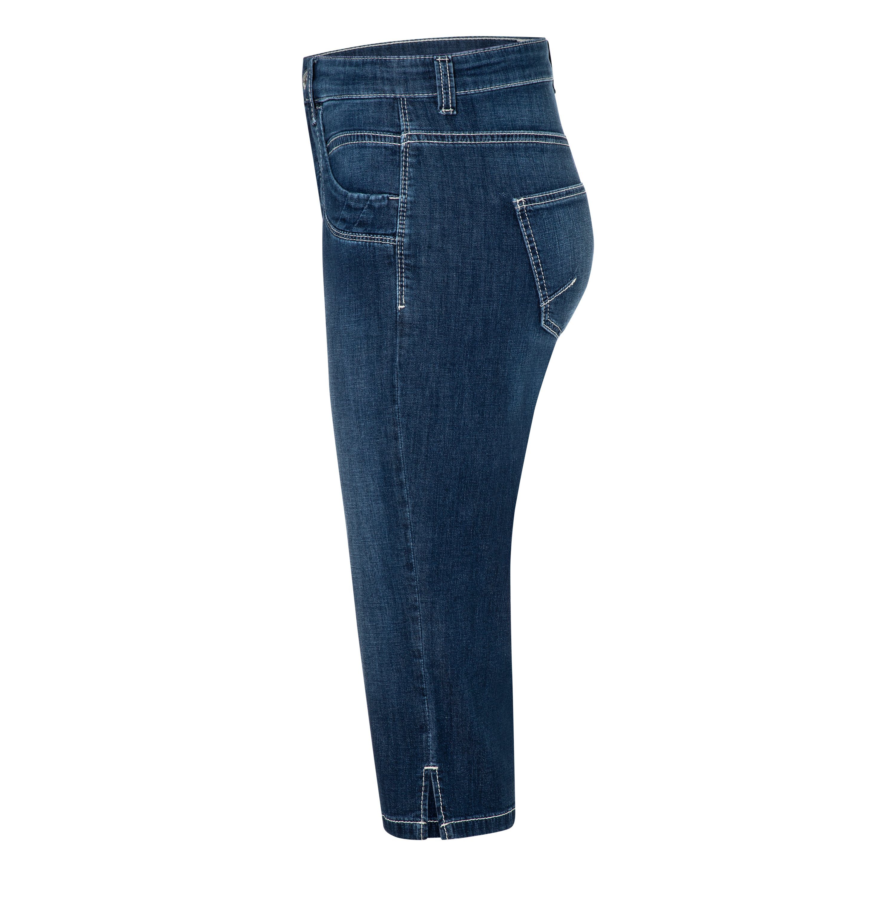 MAC Capri jeans Capri Ingelegde decoratieve plooien aan de zoom