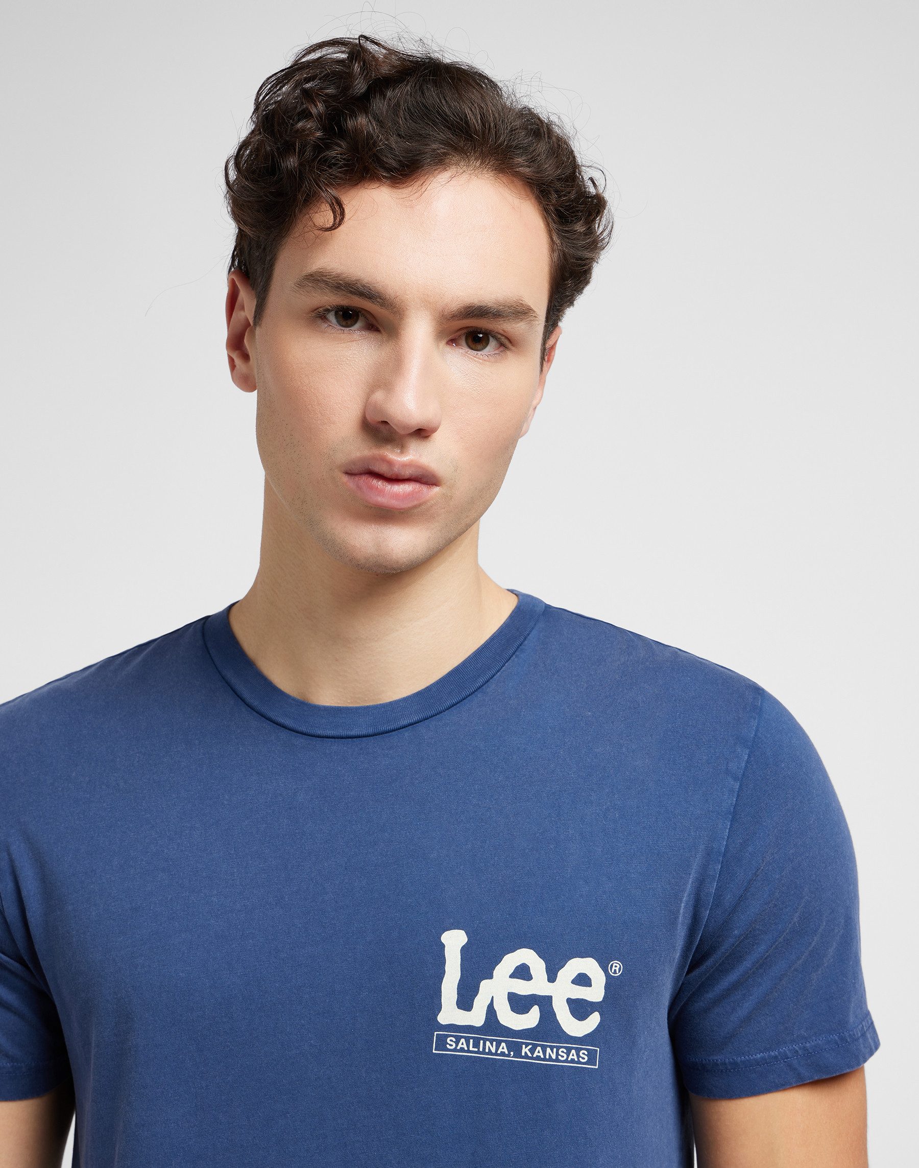 Lee Shirt met print Thee van puur katoen