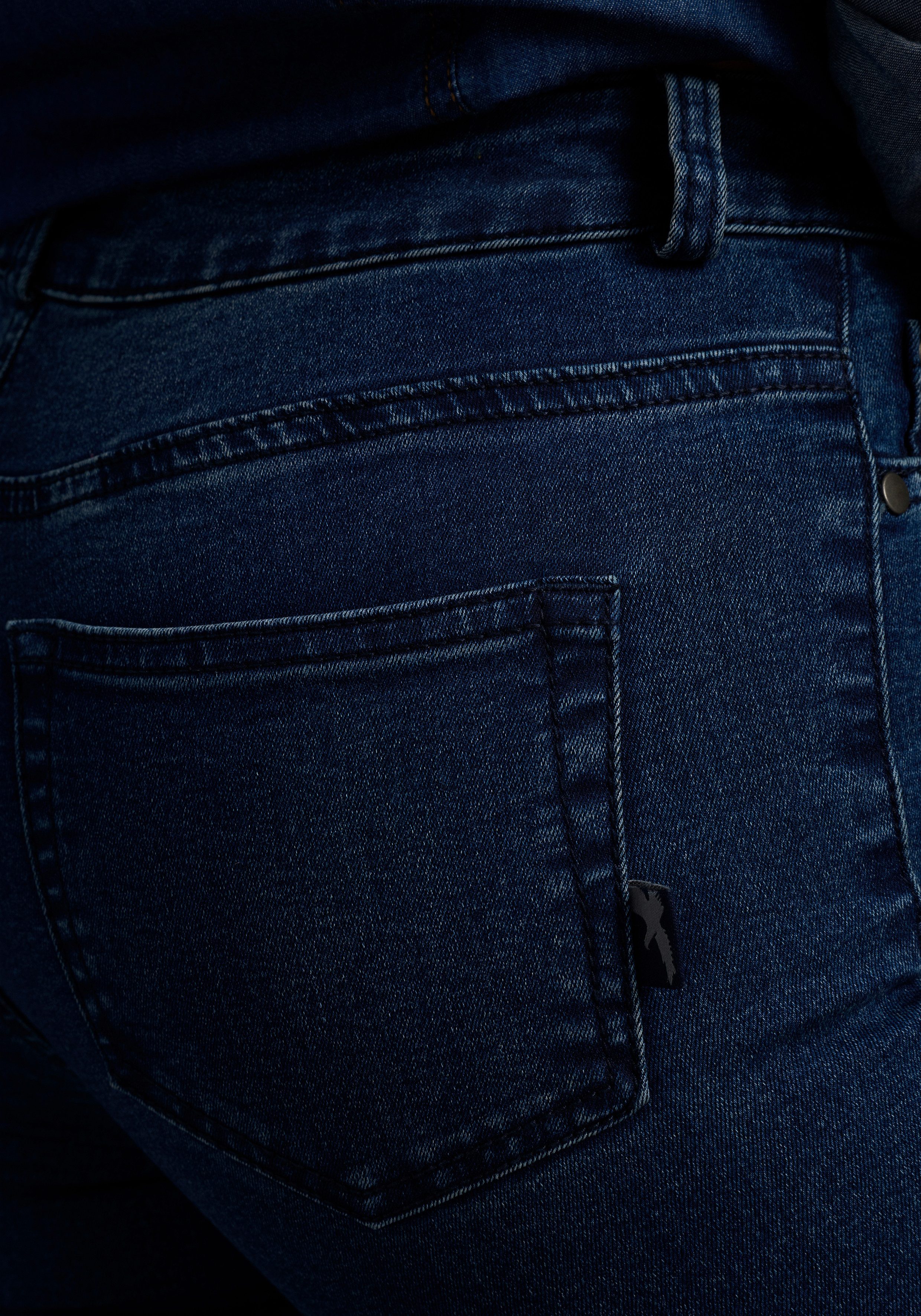 Arizona Skinny fit jeans Ultra Stretch extra-strak gesneden pasvorm, modieuze used-wassing