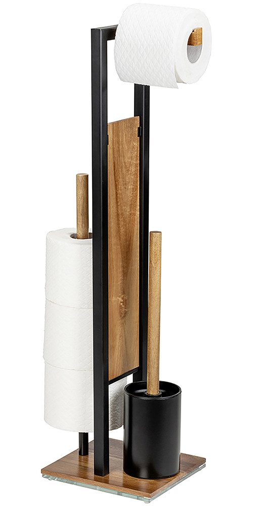 WENKO Toiletset Modell Rivalta Acacia