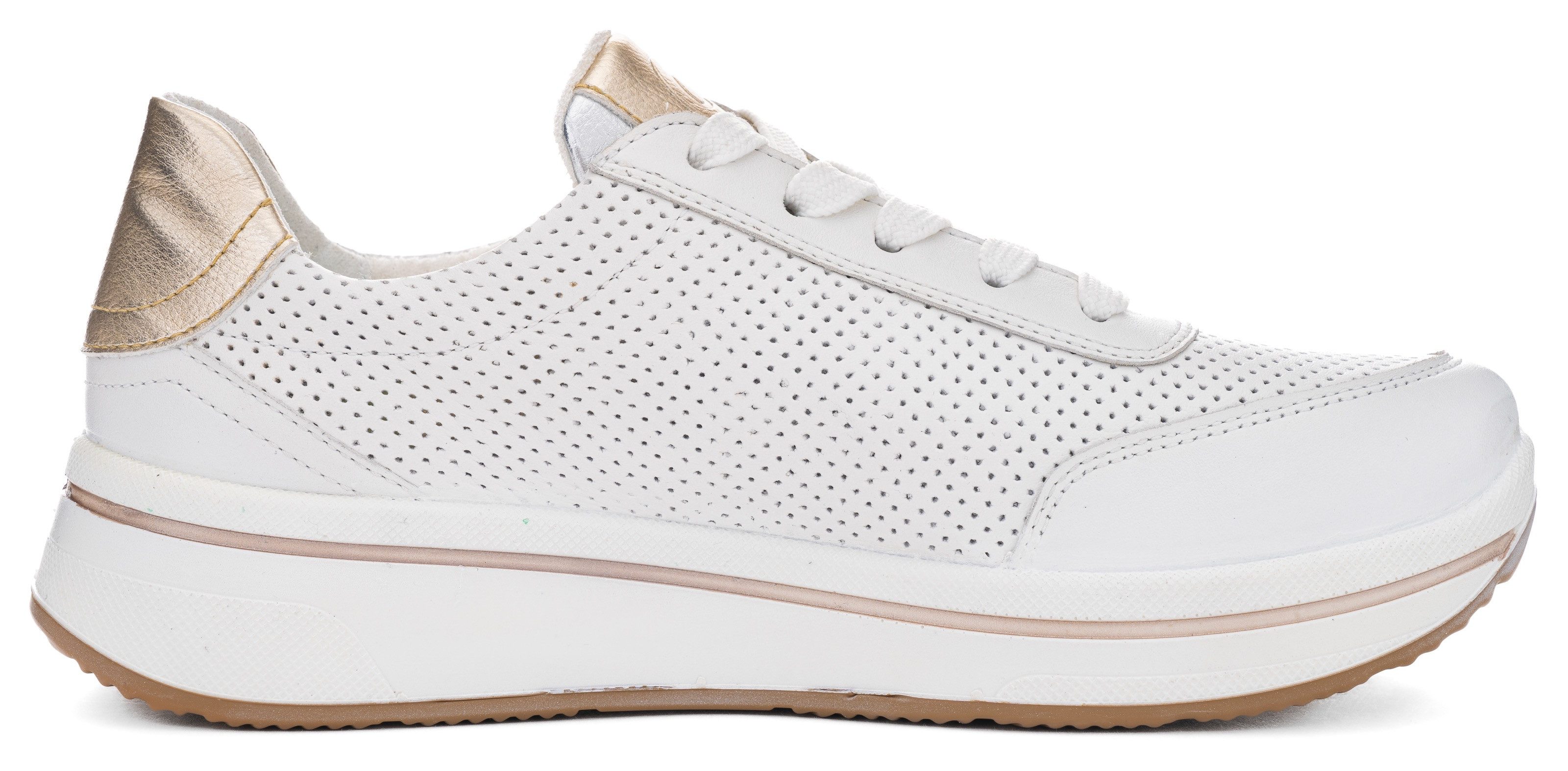 Ara Sneakers Sapporo , vrijetijdsschoen, comfort schoen, revalidatie schoen in h-breedte (= zeer breed)