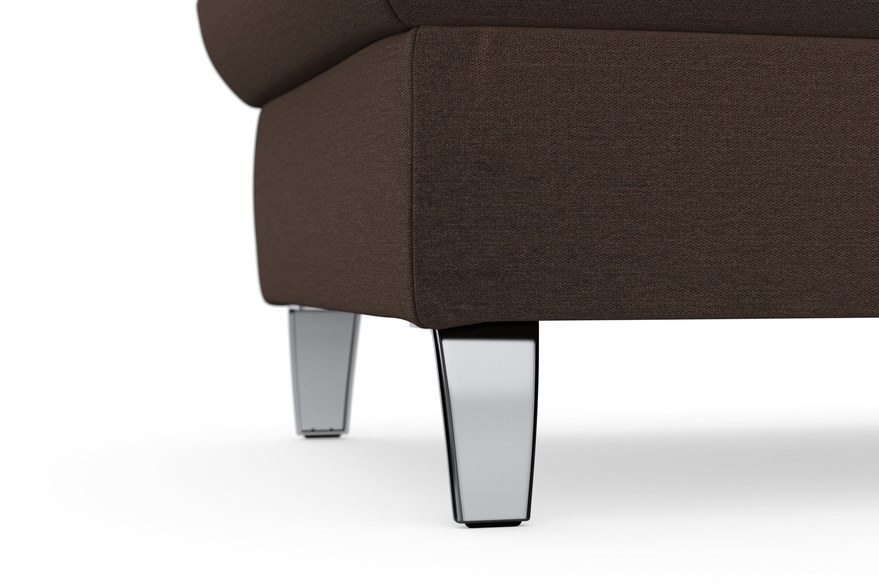 sit&more Hocker met bergruimte Maggiore met bergruimte en moderne metalen poten