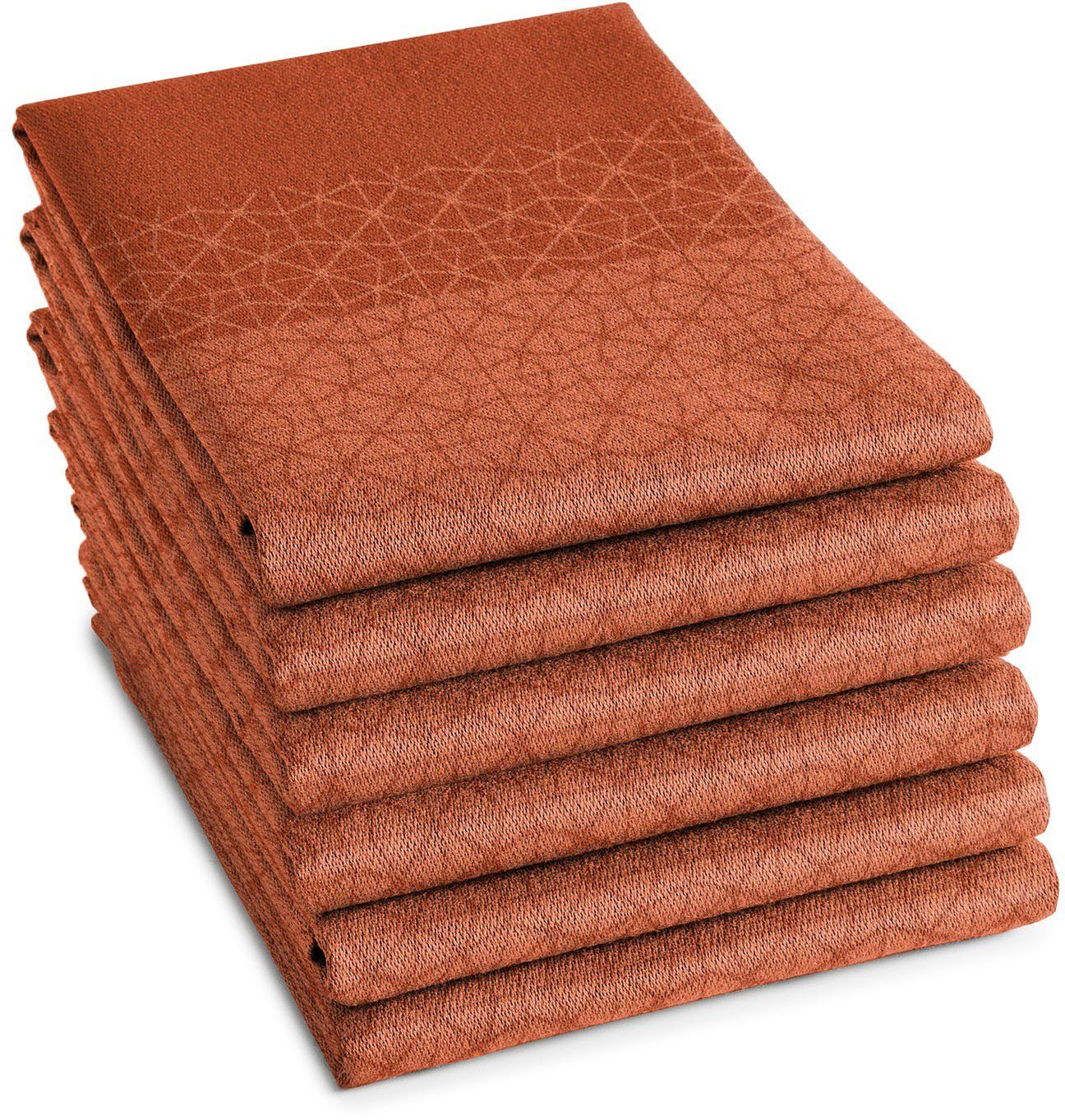 DDDDD Theedoek Chrystal Jacquard-stof, 60 x 65 cm (set, 6-delig)