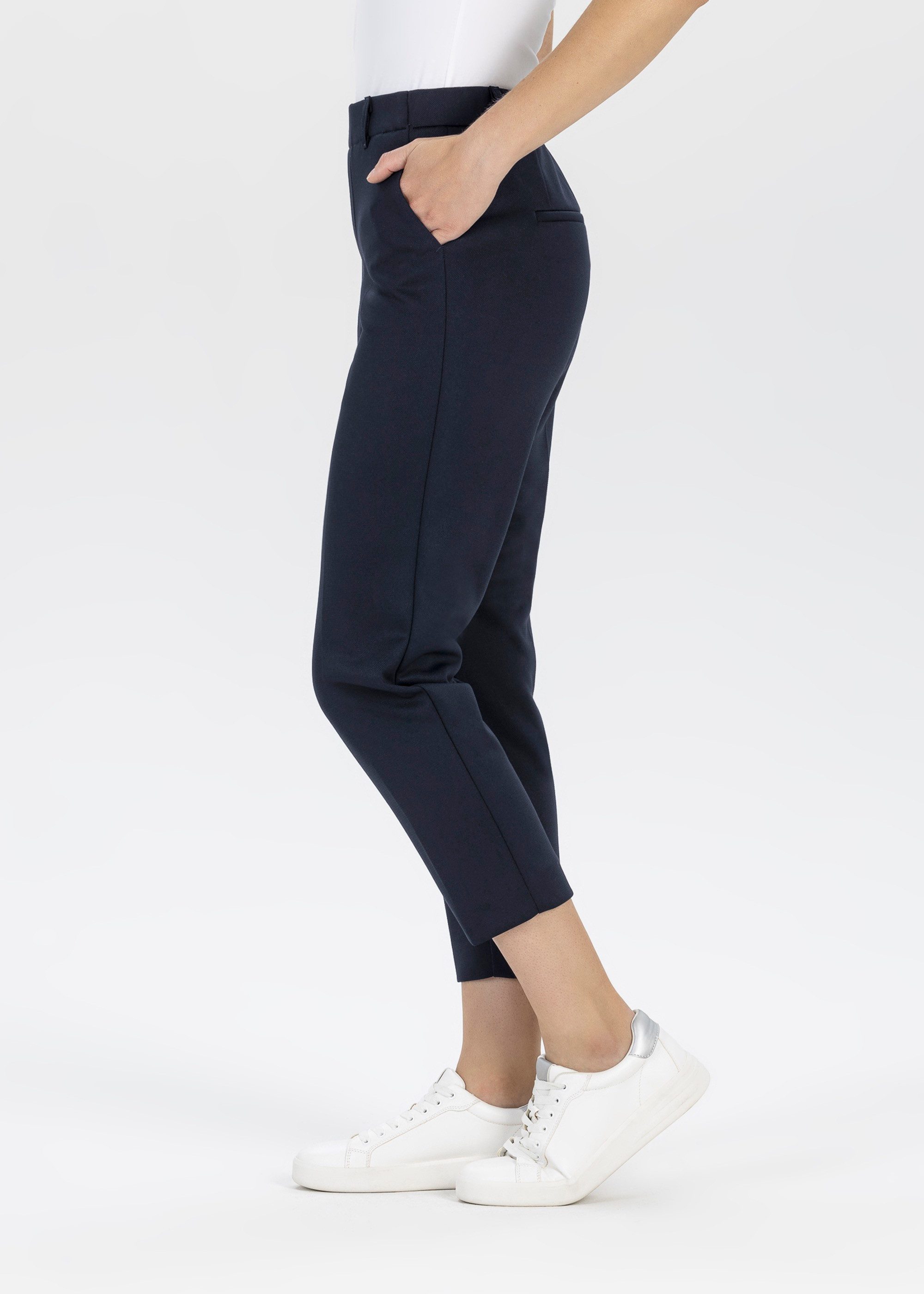 Stehmann Stoffen broek met elastische taille