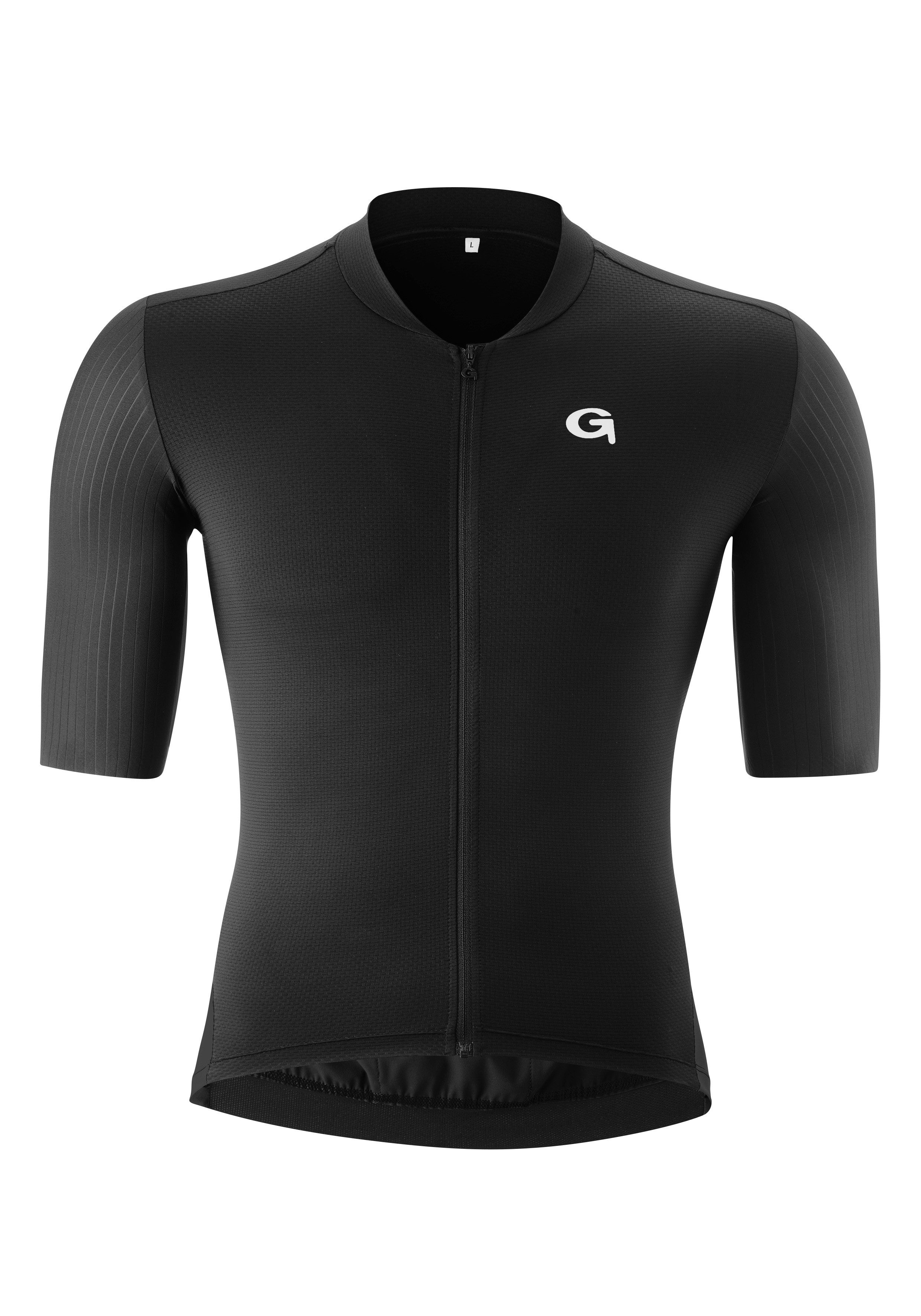 Gonso Fietsshirt SITIVO TRIKOT M Heren fiets shirt met korte mouwen ademend fiets tricot met achterzak