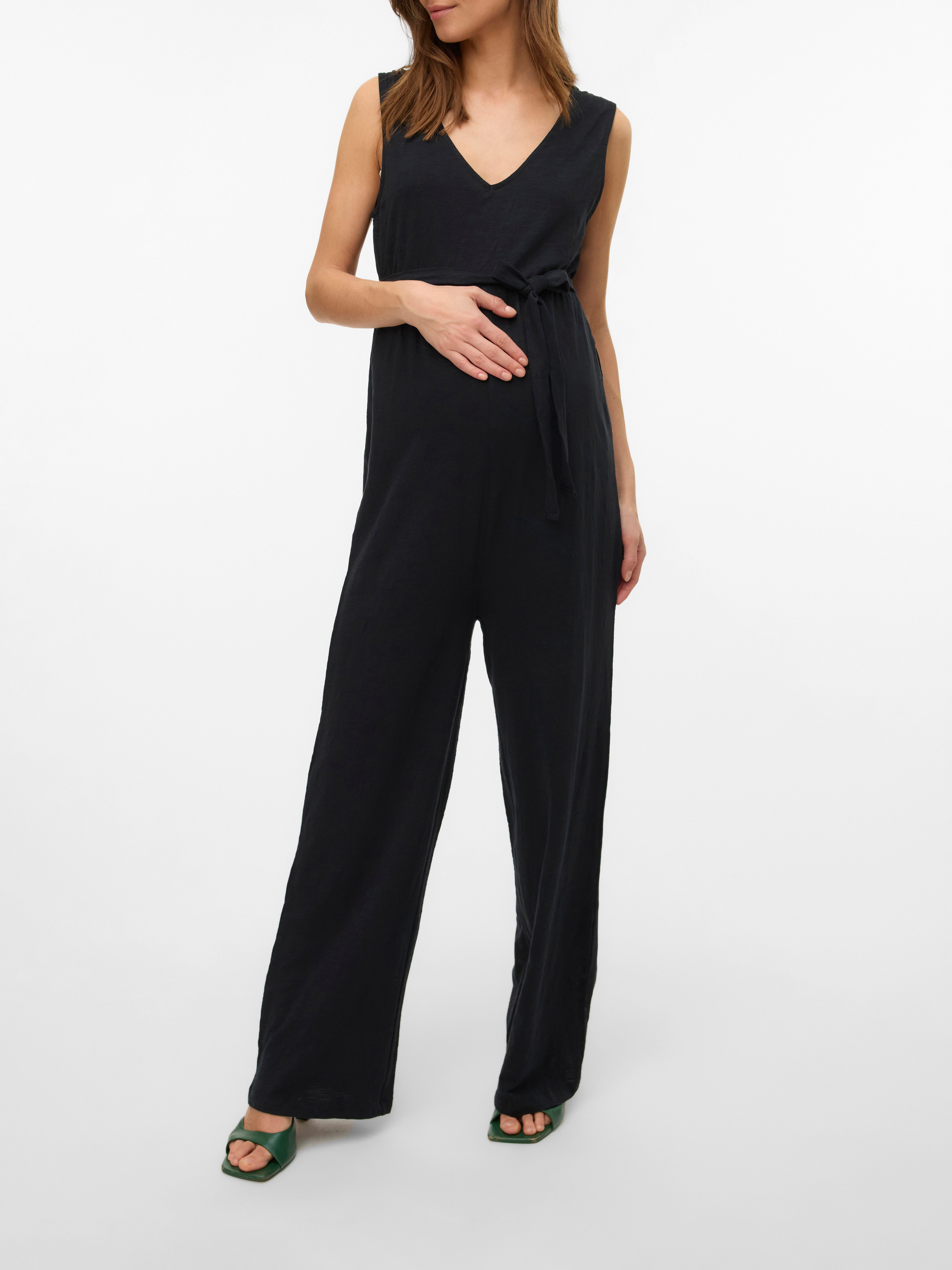 Mamalicious Jumpsuit MLIVY SL JRS V-NECK JUMPSUIT NOOS