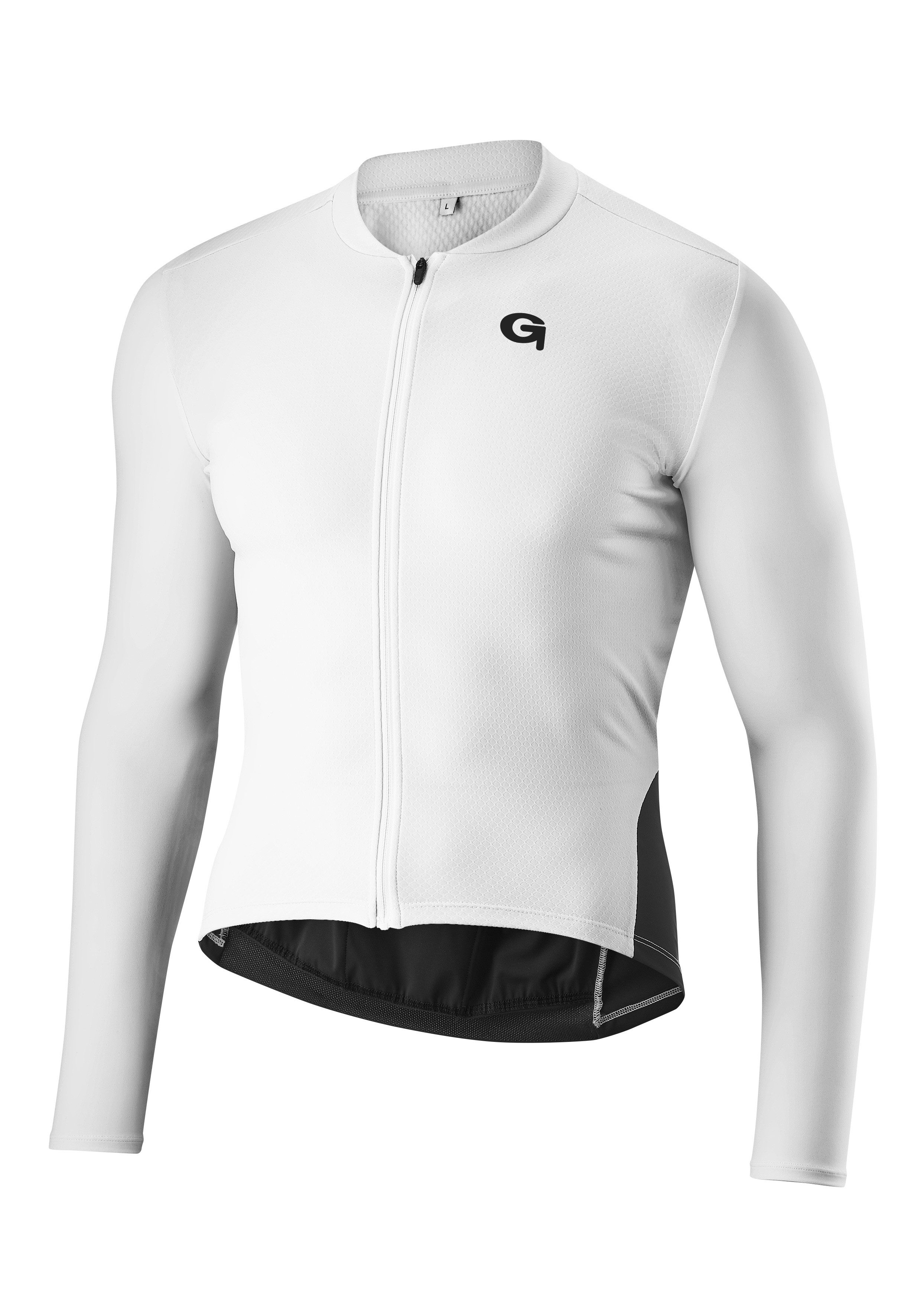 Gonso Fietsshirt SITIVO TRIKOT LONGSLEEVE M Heren fiets trui lange mouwen, full-zip trui, tight fit
