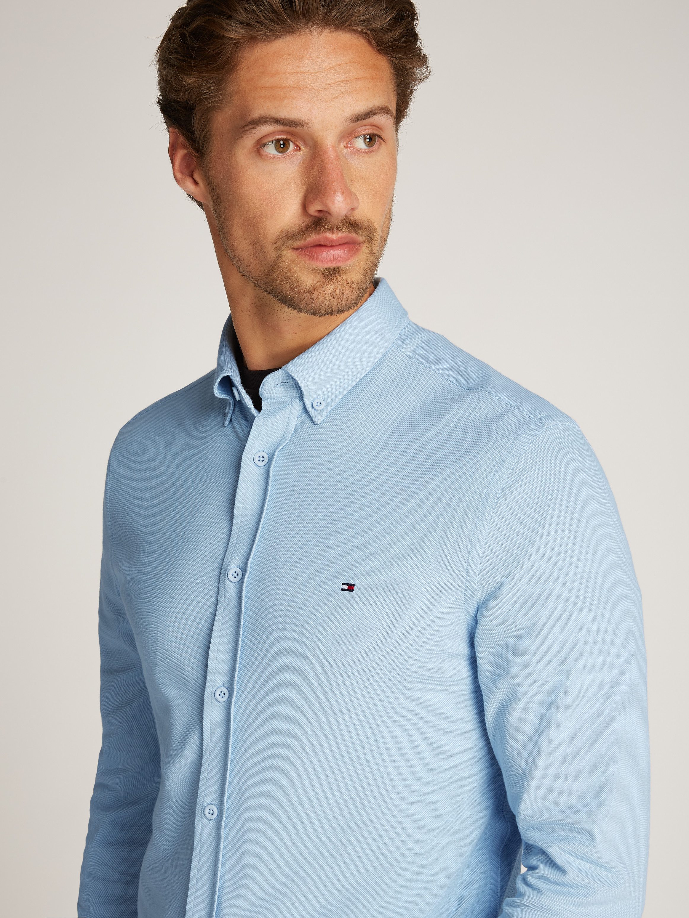 Tommy Hilfiger Businessoverhemd PERFORMANCE OXF PIQUE SF SHIRT