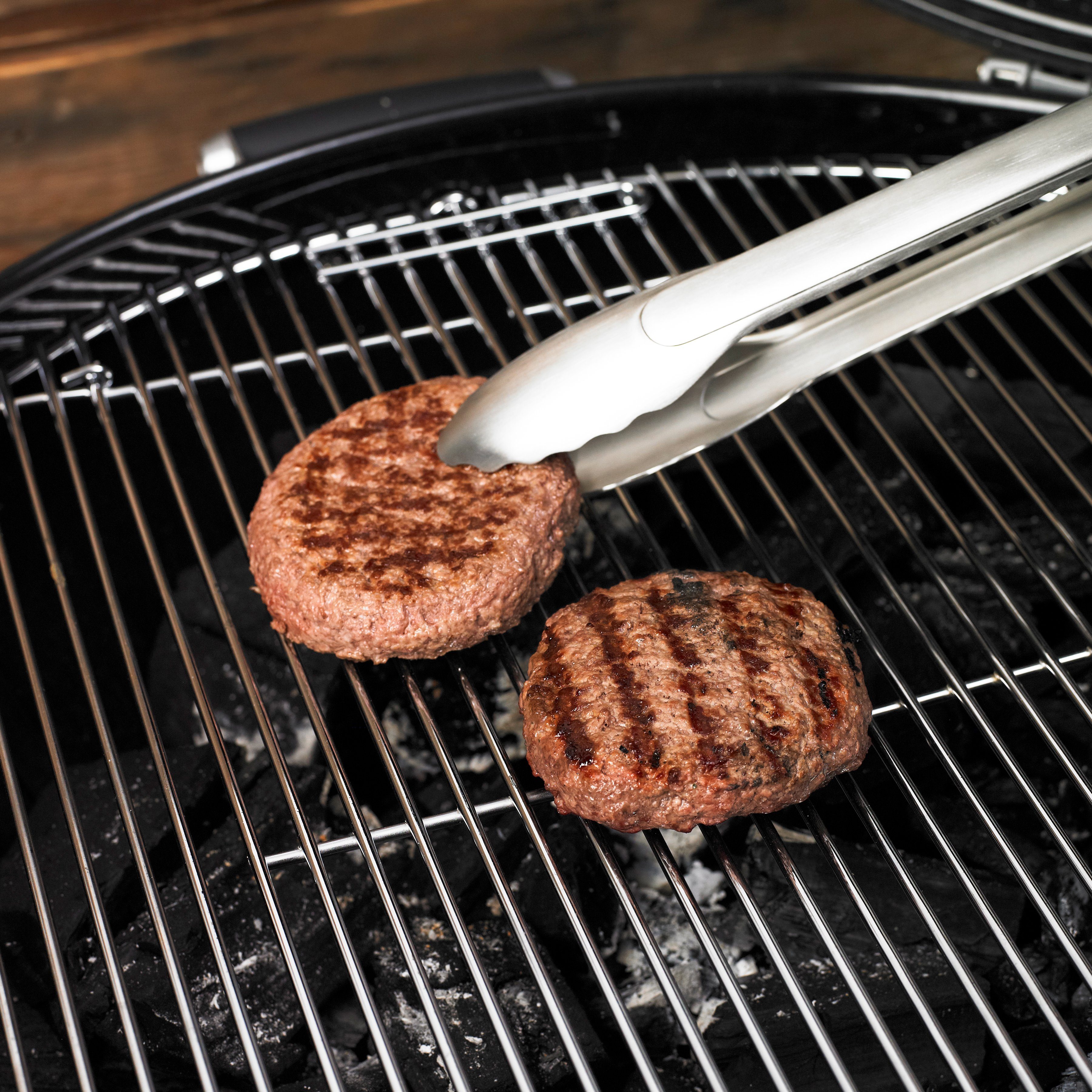 ROESLE Barbecuetang Barbecue, 25054 met gepatenteerd sluitingssysteem, 43 cm, roestvrij staal 18/10