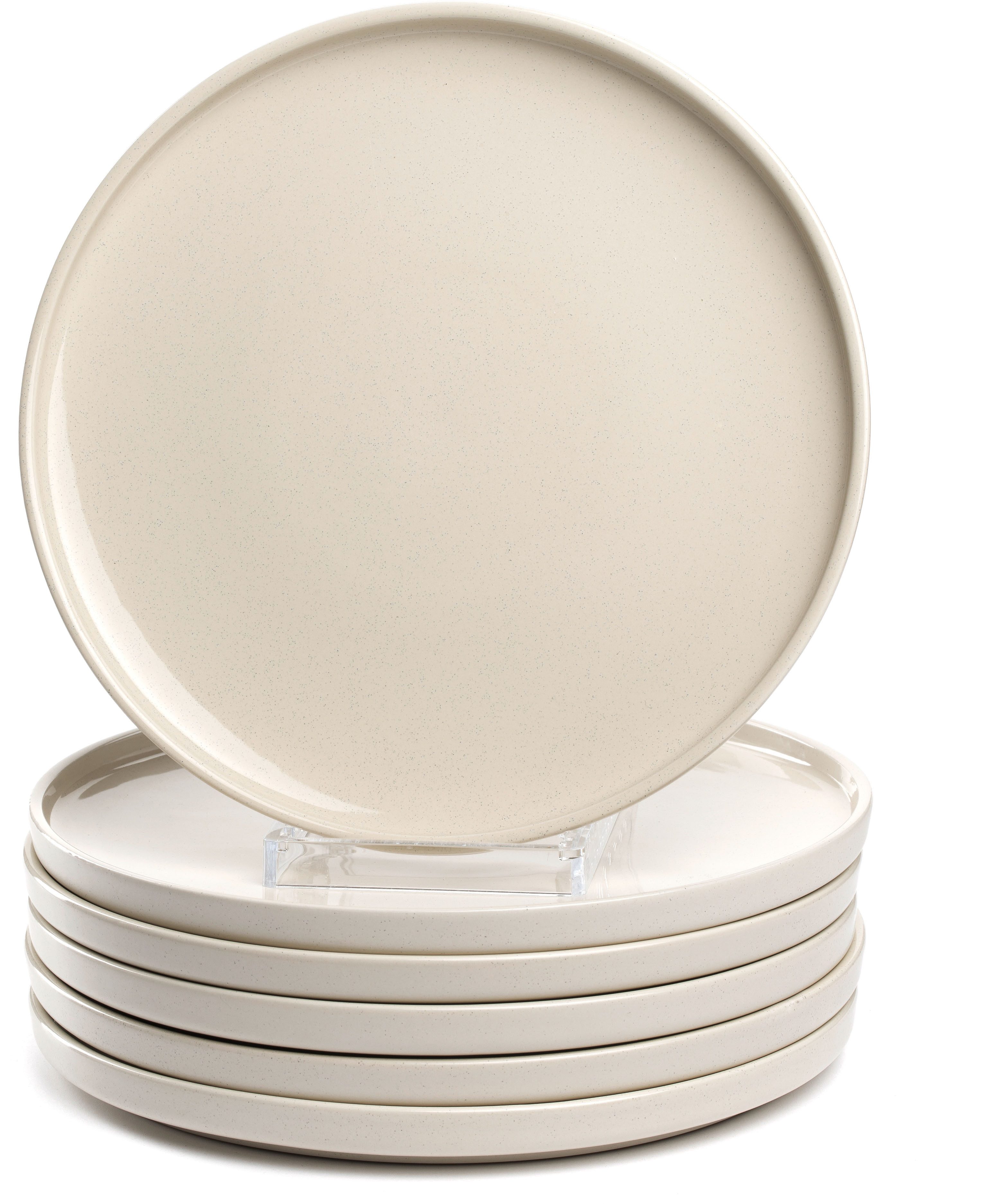 LEONARDO Bordenset Diepteller ROMA, Keramiekbord, ca. 27 cm(set, 6-delig) borden wit