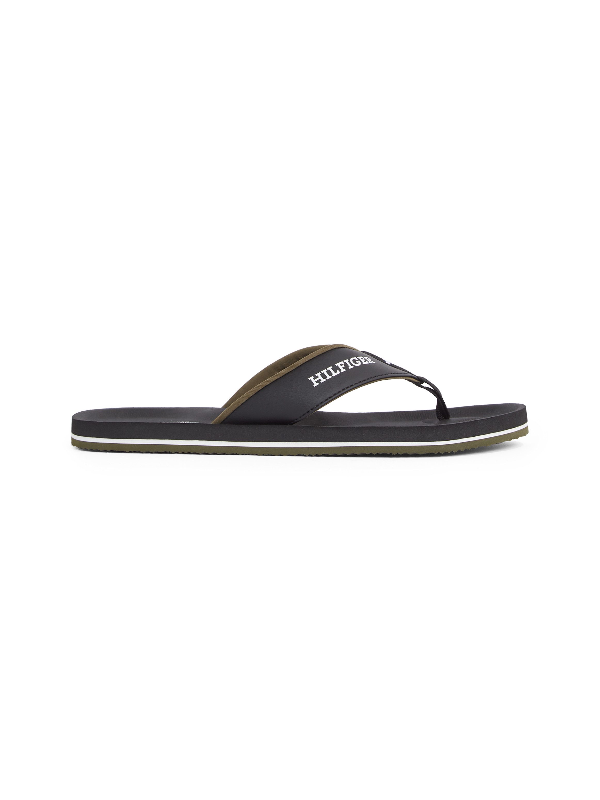 Tommy Hilfiger Teenslippers PADDED COMFORT HILFIGER B SANDAL , dianette, zomerschoen, slippers, badschoen met logo-opdruk