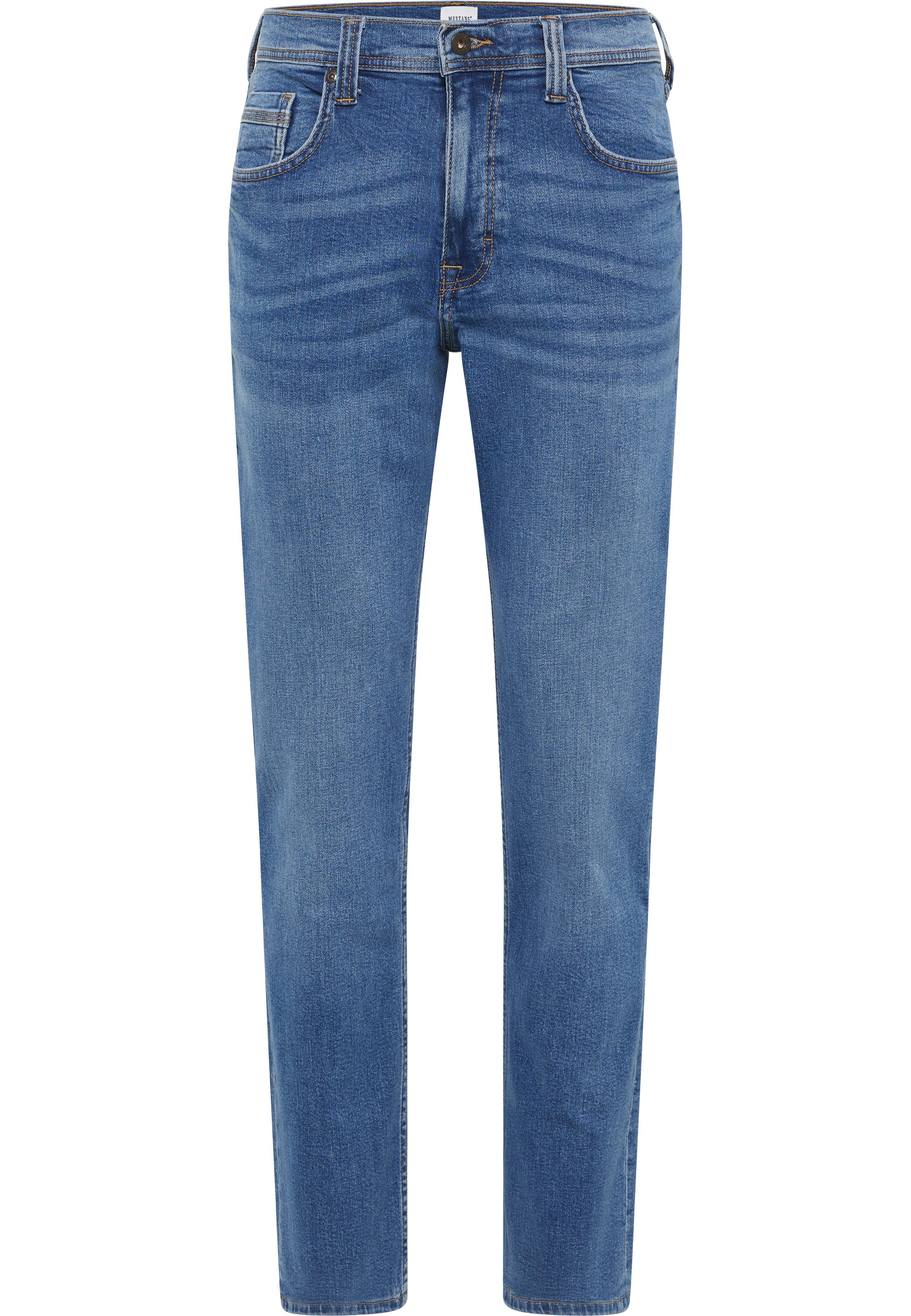 MUSTANG Straight jeans Washington Straight heren straight jeans maat 36 blauw