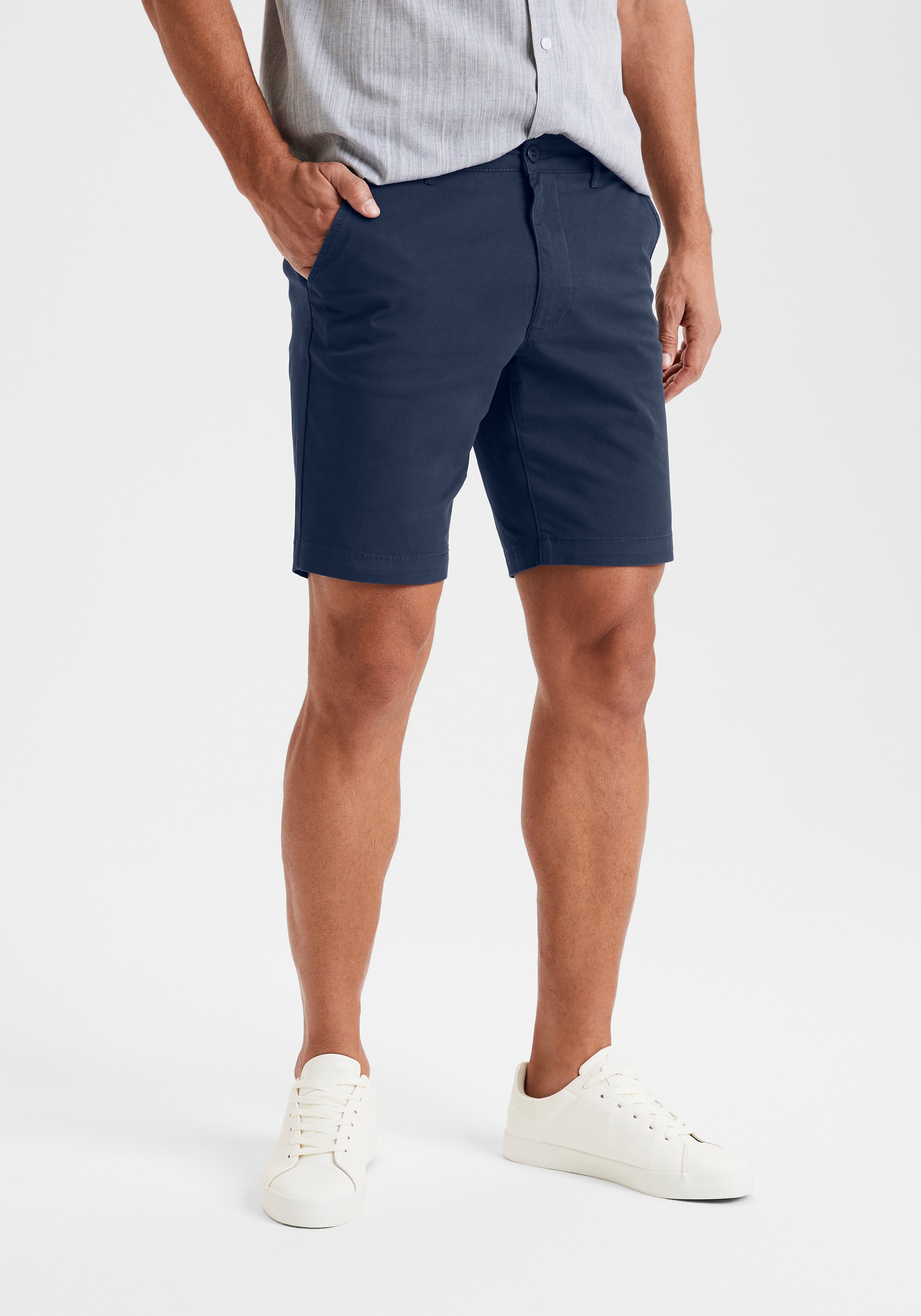 H.I.S Chino-short Regular fit Shorts van elastische katoenkwaliteit