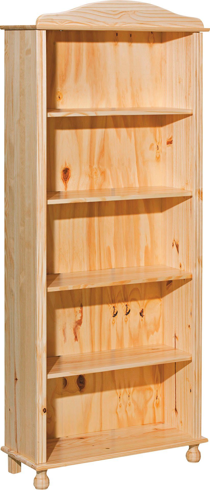 Home affaire Boekenkast Chur met gedraaide poten boekenkasten beige