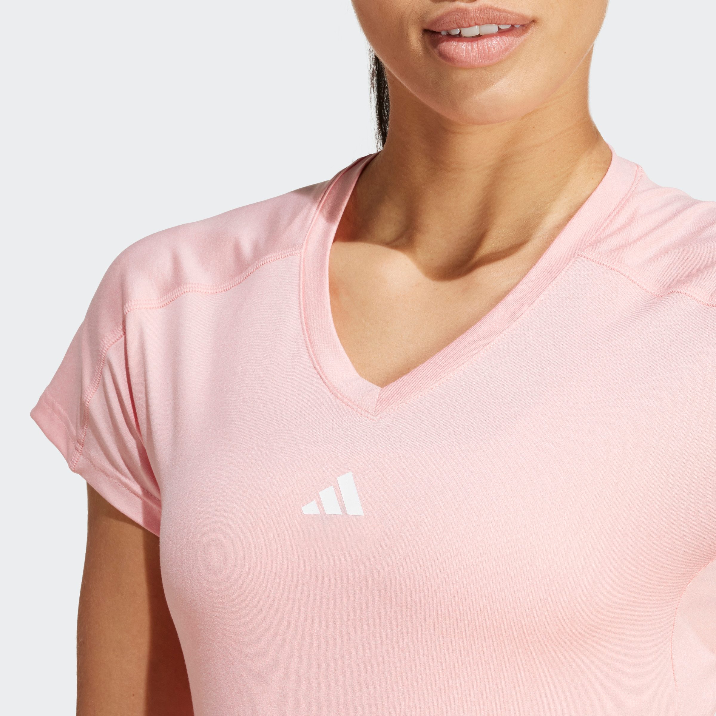 adidas Performance T-shirt TR-ES MIN T Trainingsshirt vochtabsorberend met V-hals