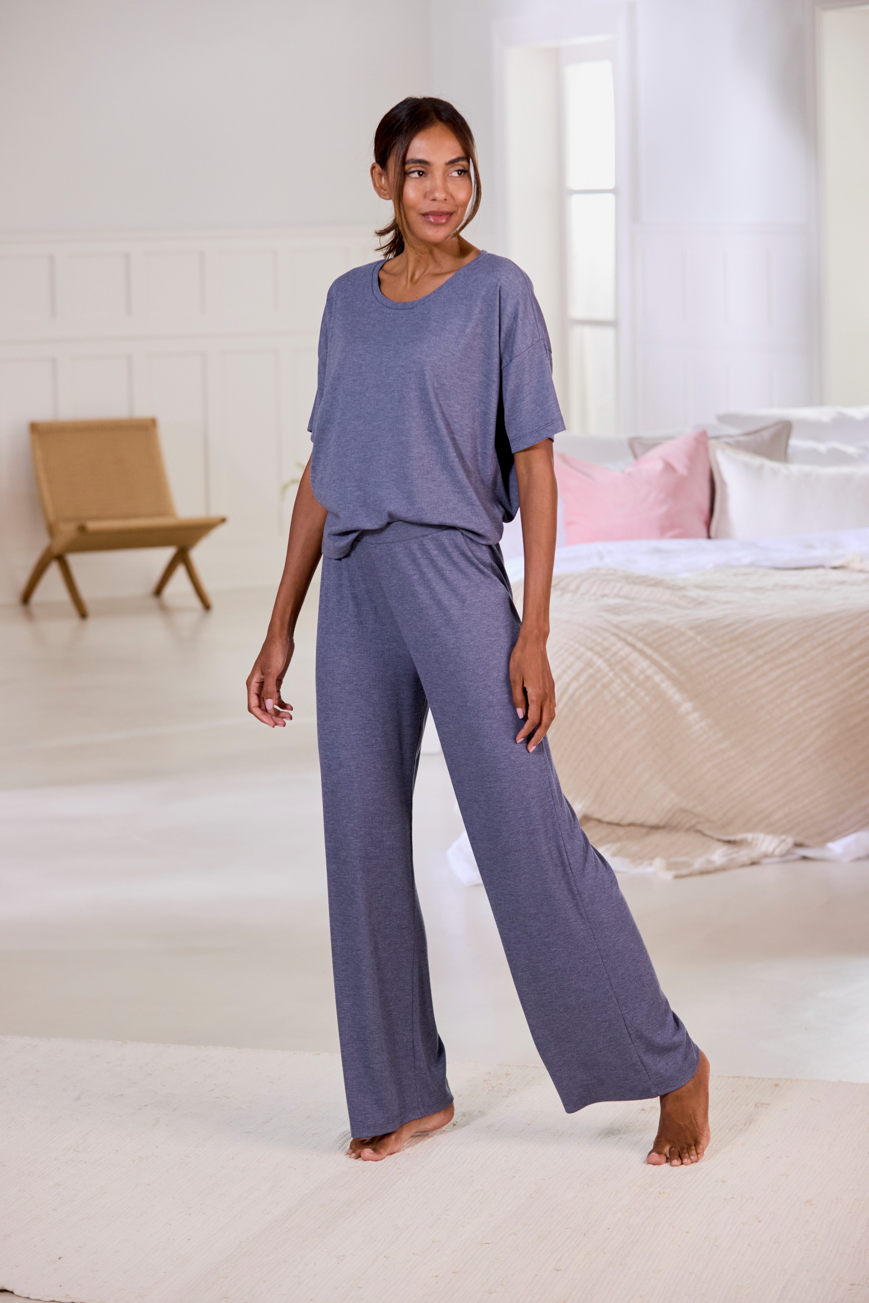 Vivance Dreams T-shirt in zachte ribkwaliteit