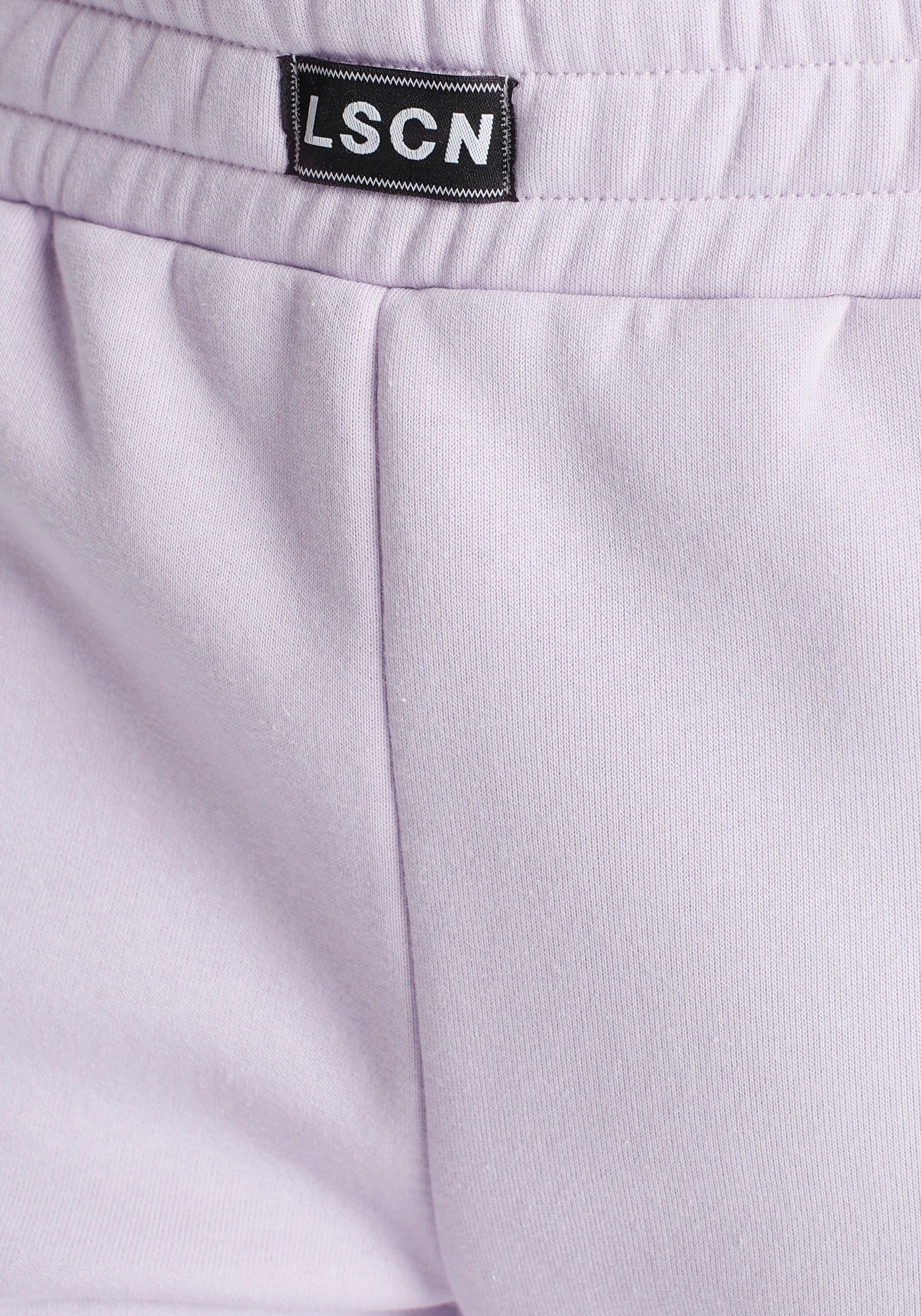 Lascana Joggingbroek met geribbelde tailleband, loungewear, loungepak
