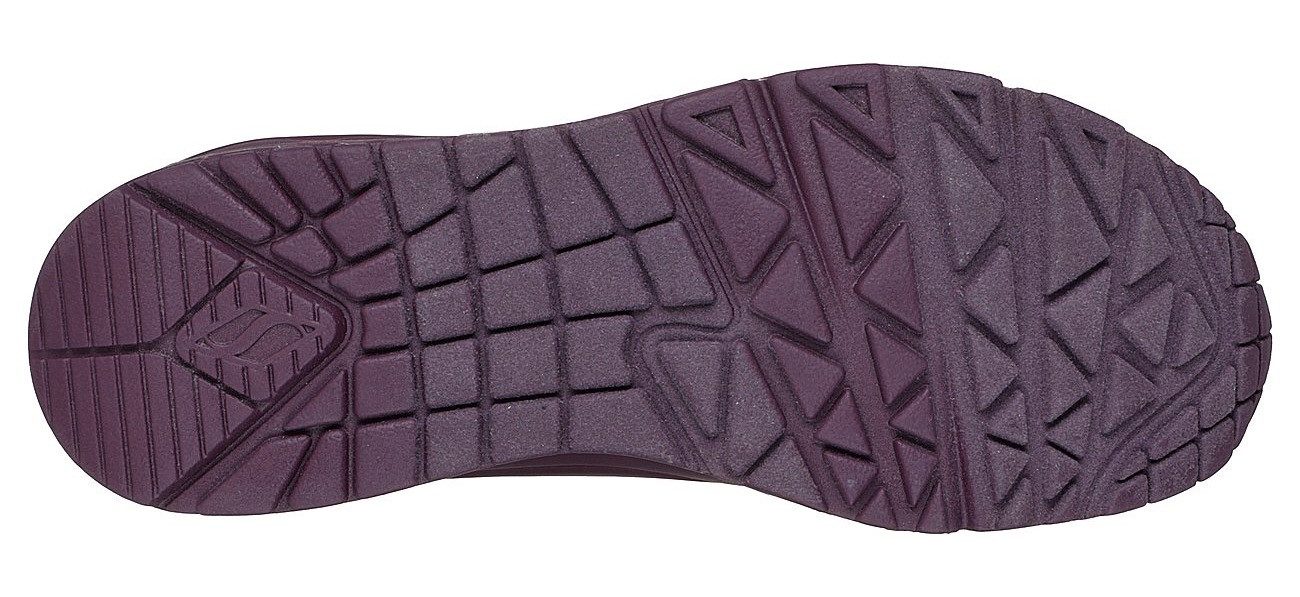 Skechers Sneakers met sleehak UNO STAND ON AIR Vrijetijdsschoen, lage schoen, veterschoen met zacht gevoerde binnenzool