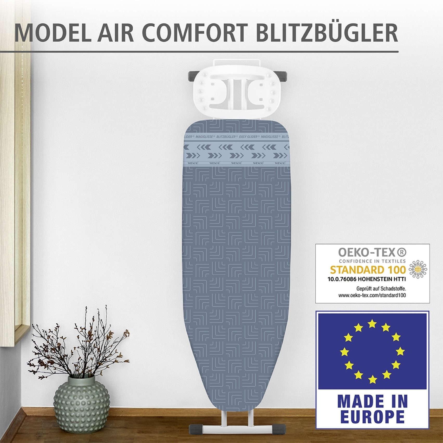 WENKO Strijkplankhoes Model Air Comfort M