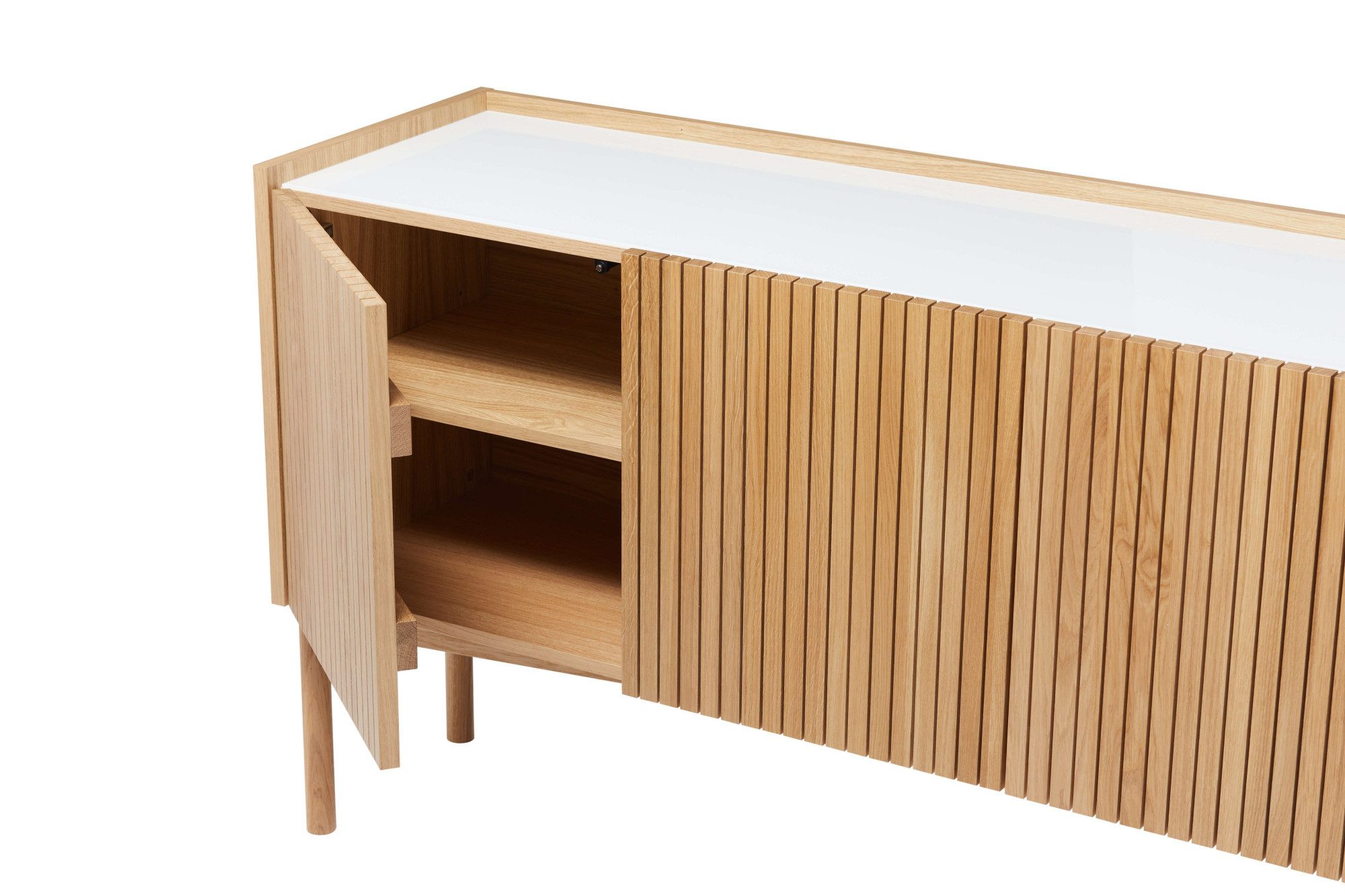 Woodman Dressoir Bottrup Breedte 177,5 cm, veel opbergruimte, verstelbare planken