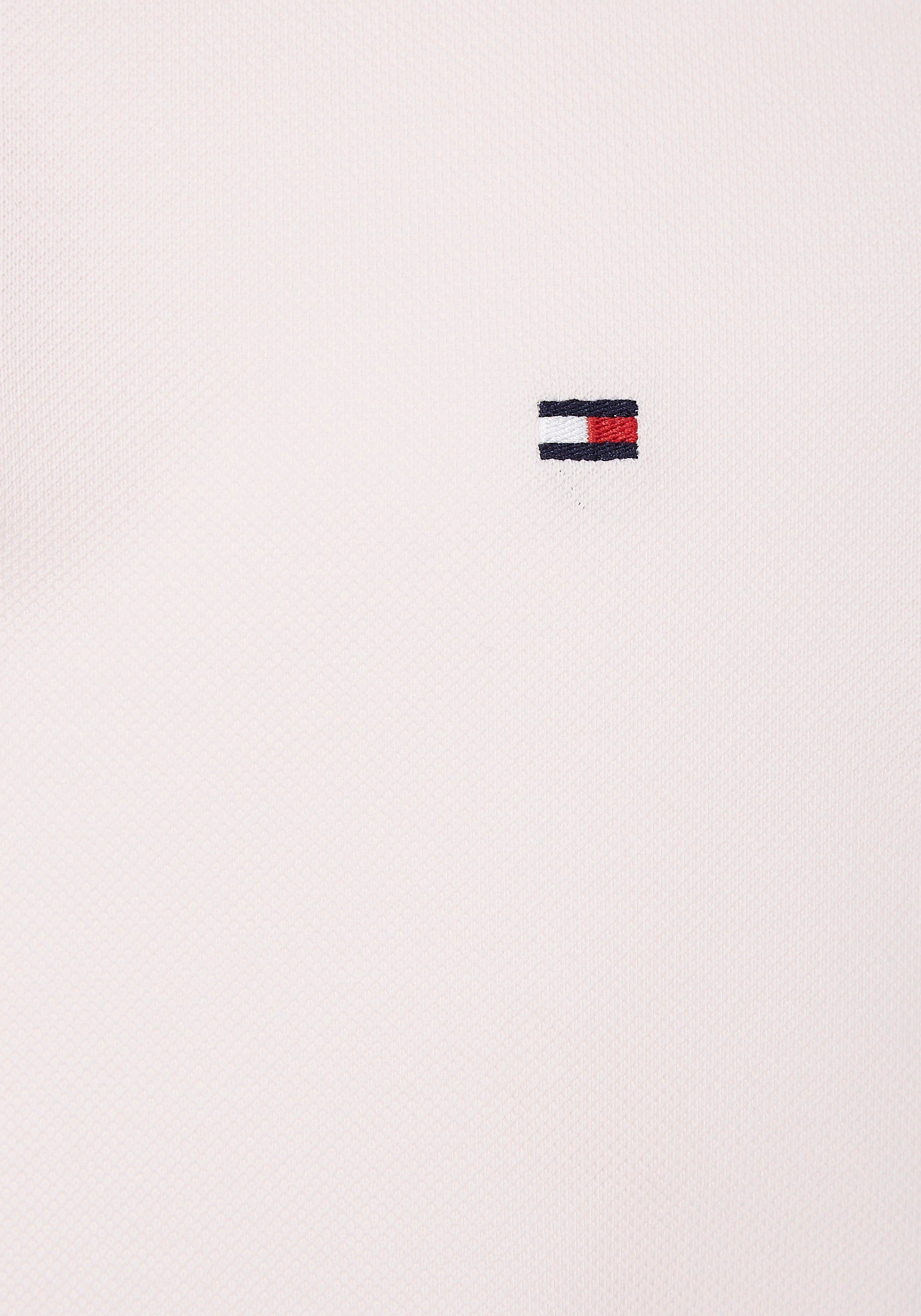 Tommy Hilfiger Poloshirt 1985 SLIM POLO Merkborduurwerk, van katoen-piqué