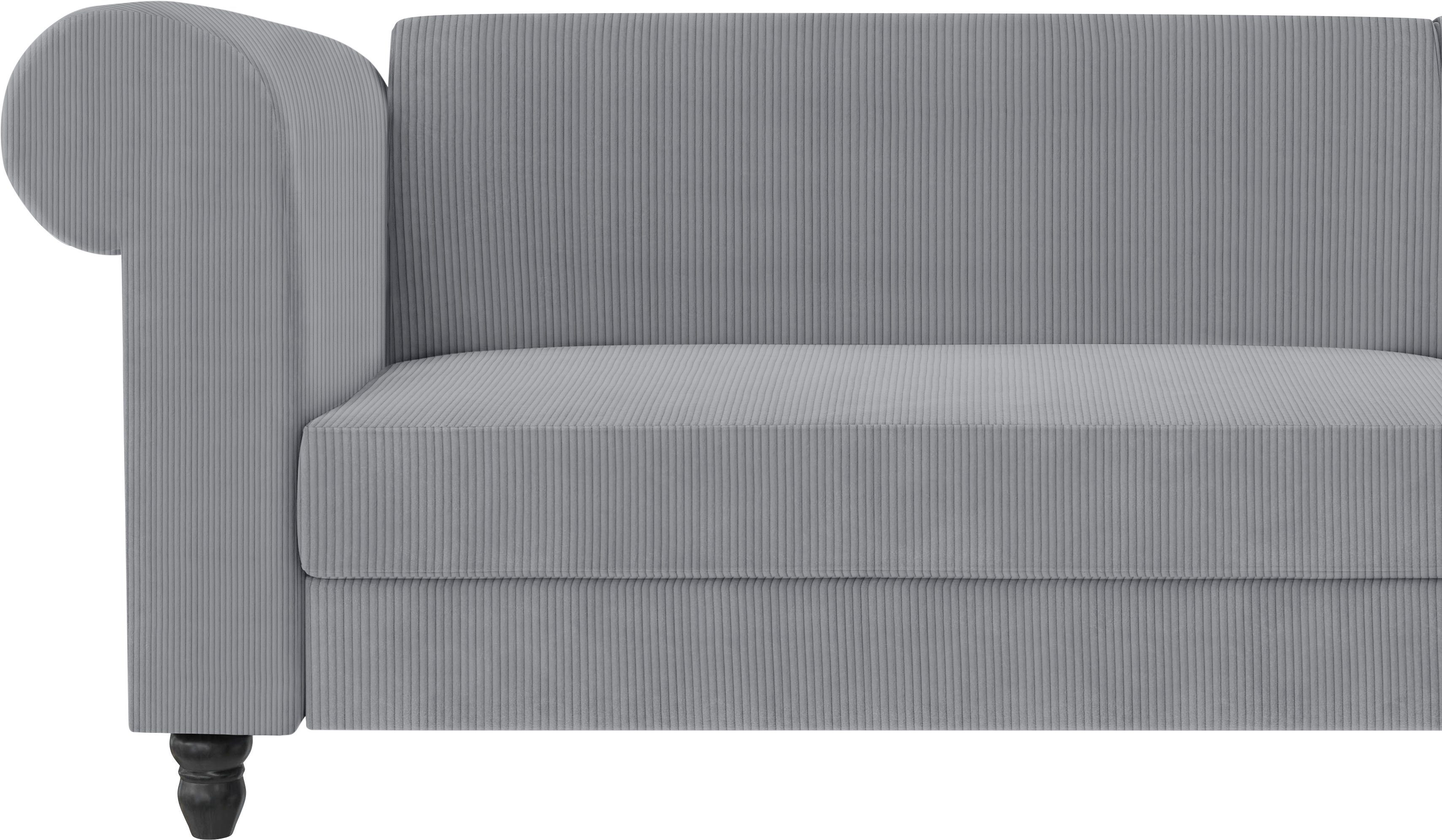 Dorel Home Hoekbank Felix II, L-model, bedbank 241cm (ligoppervlak 108x195 cm),