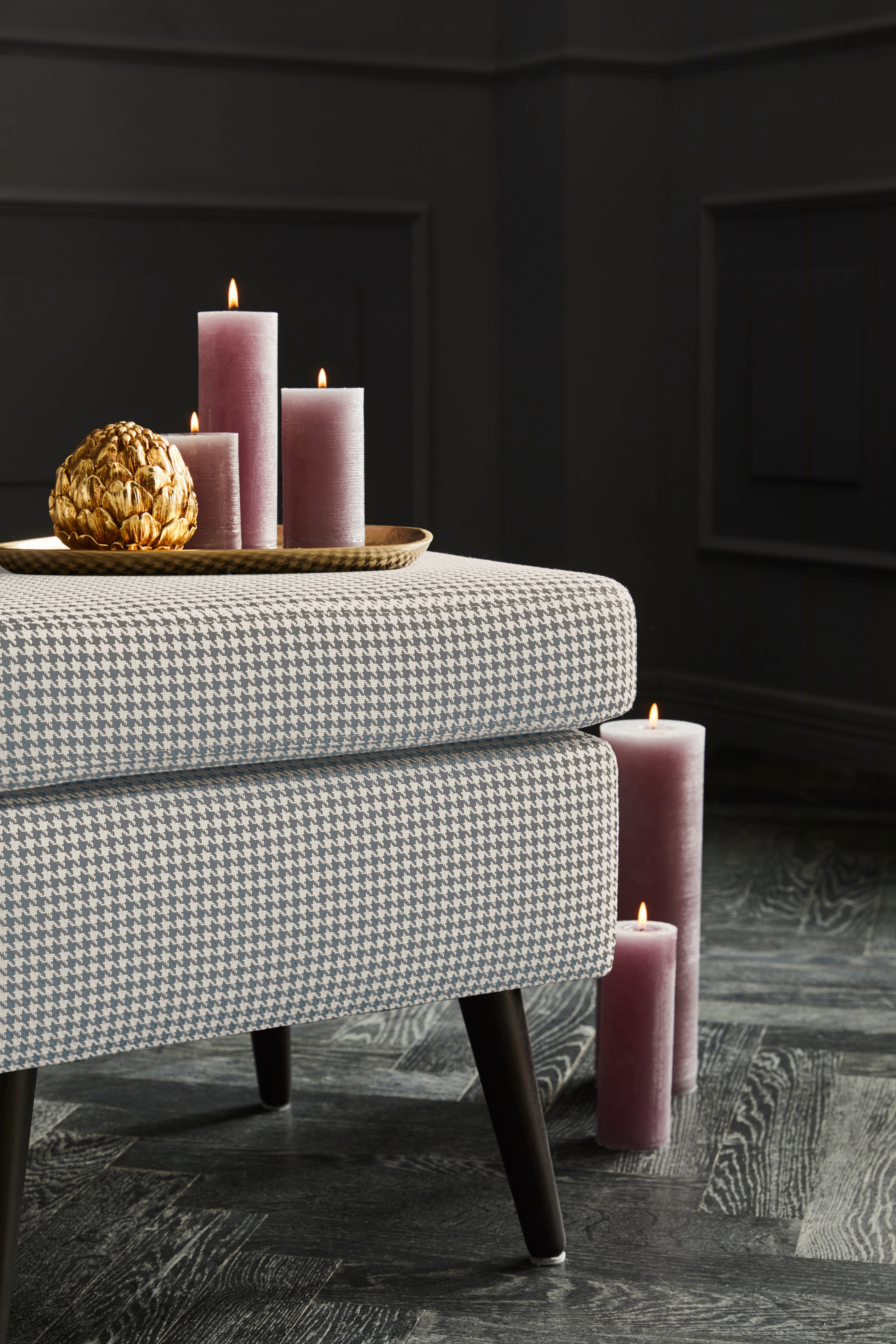 Home affaire Fauteuil Sallito, TV-stoel, oorfauteuil met Hocker, in veel stofkwaliteiten, ook in fluweelcord