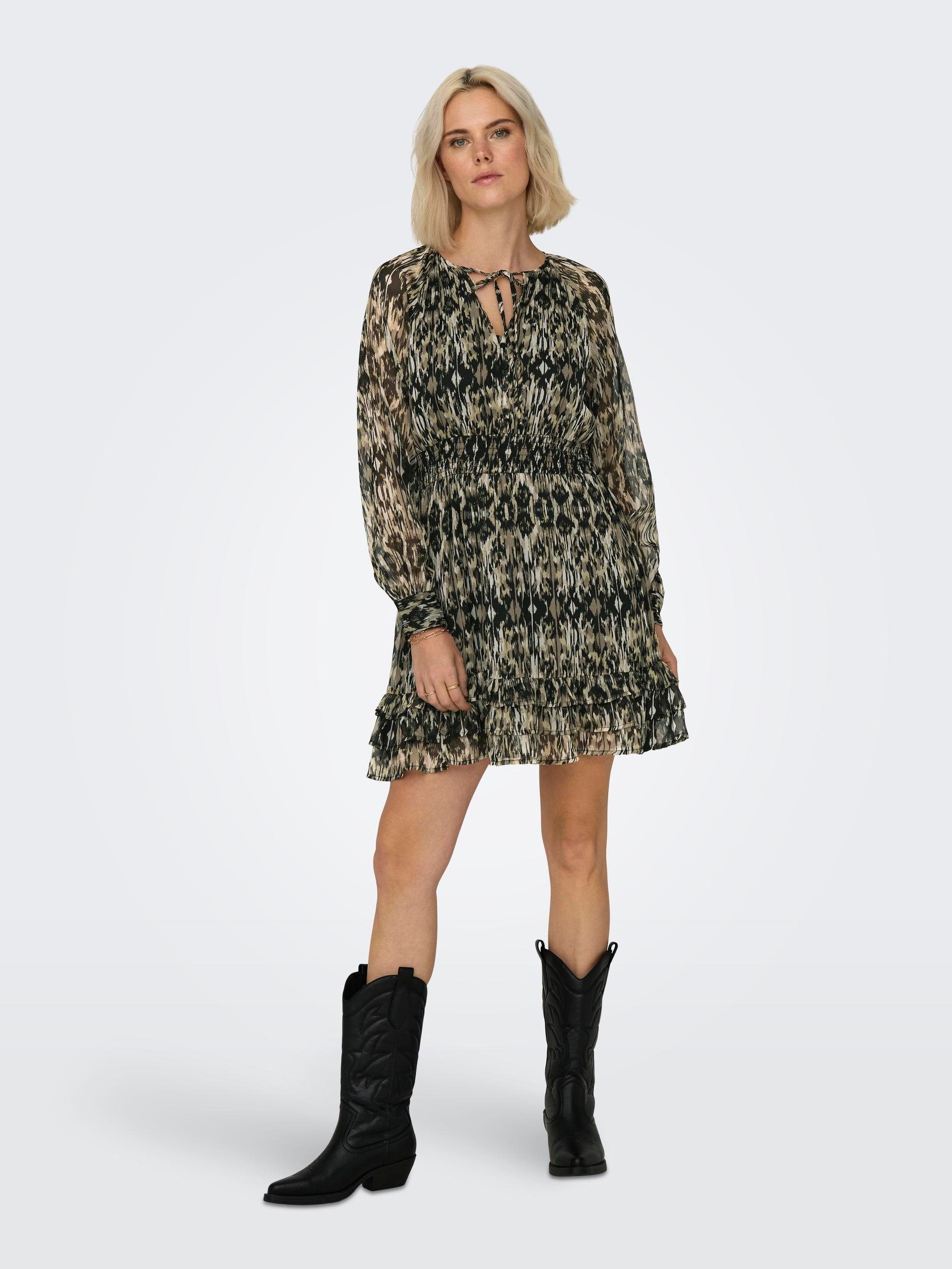 Only Mini-jurk ONLVIVA LIFE L/S LAYER DRESS PTM