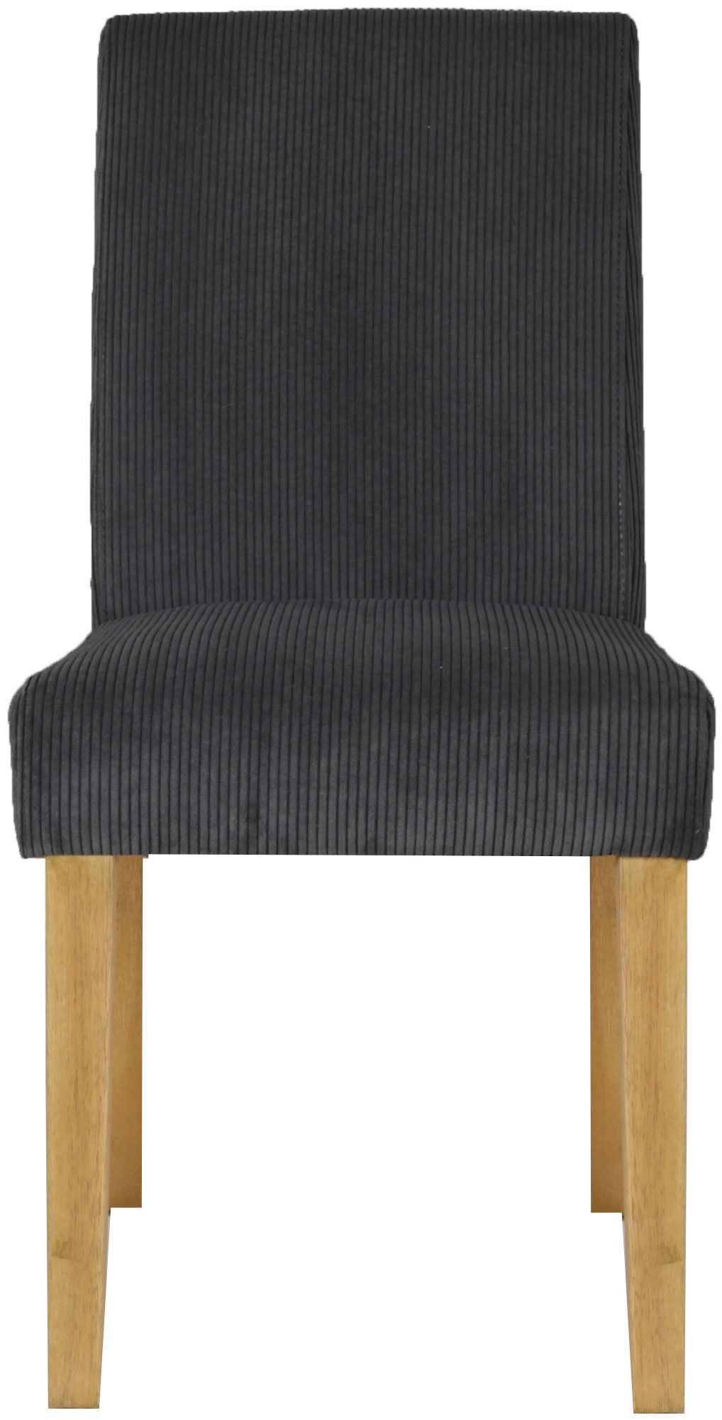 Home affaire Eetkamerstoel Winikon, TOPSELLER!, OTTOs Choice Massief houten frame, moderne cordstof, comfortabel gepolsterd (set)