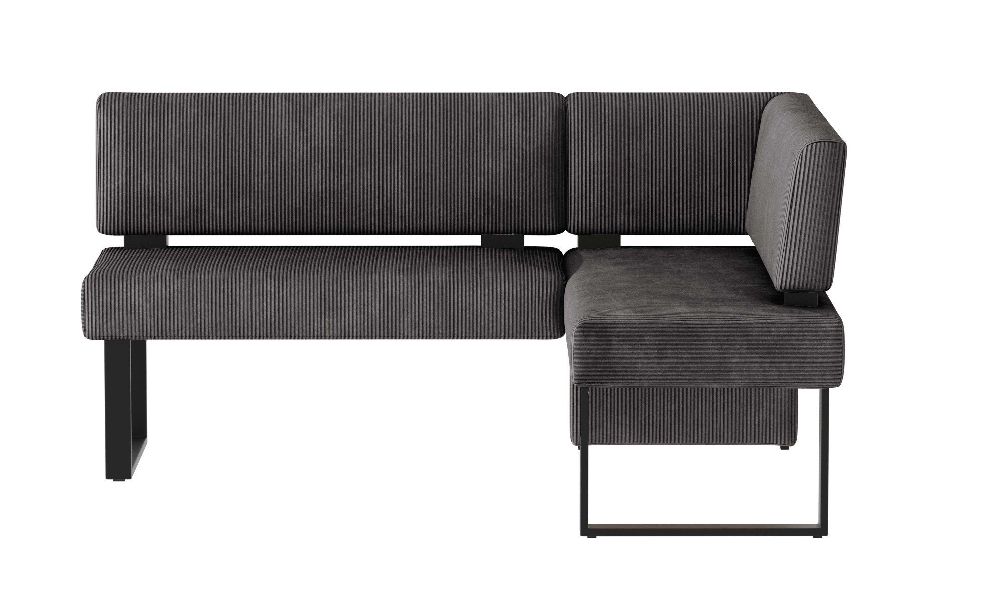Home affaire Hoekbank Oliver met metalen frame, keukenbank verschillende hoezen cord eetkamerbank ottos choice