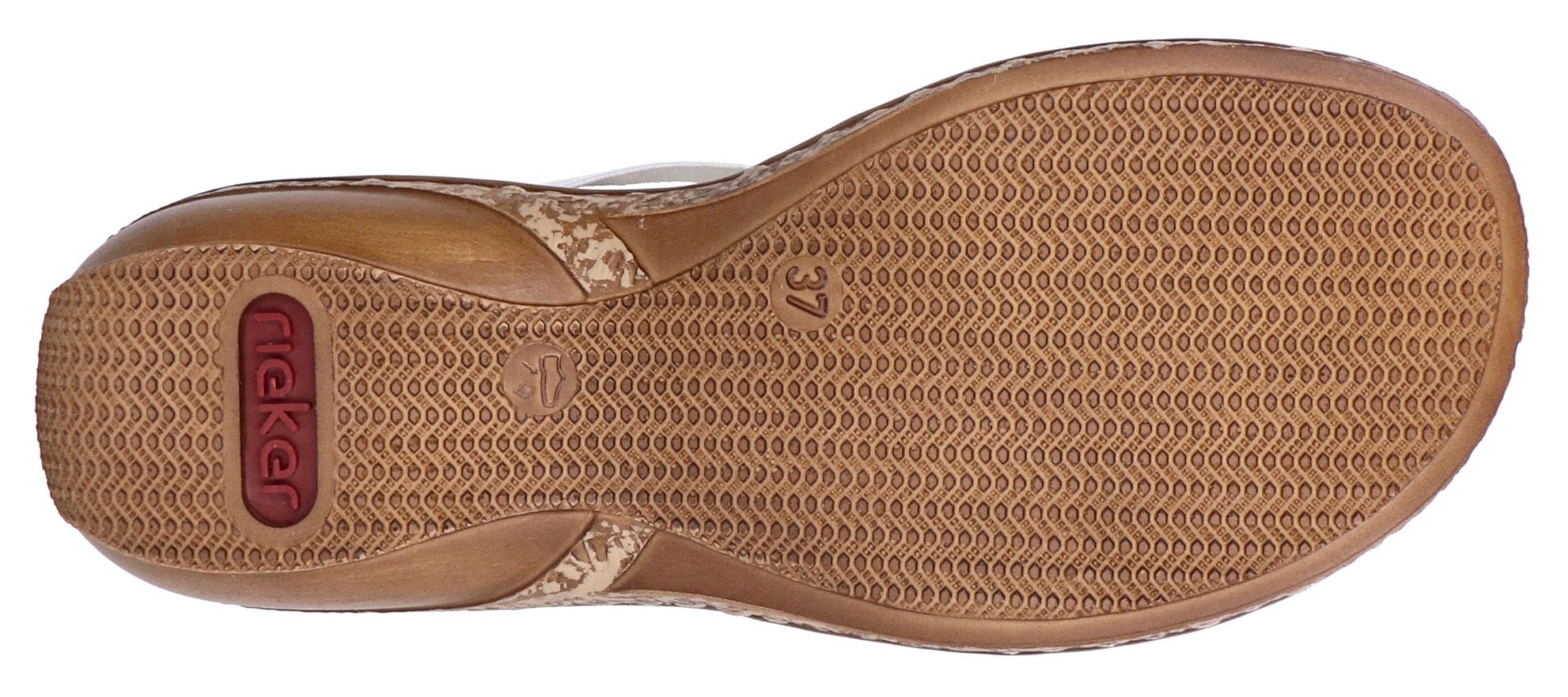 Rieker Sandalen , zomerschoen, sandaal, sleehak, met elastiek