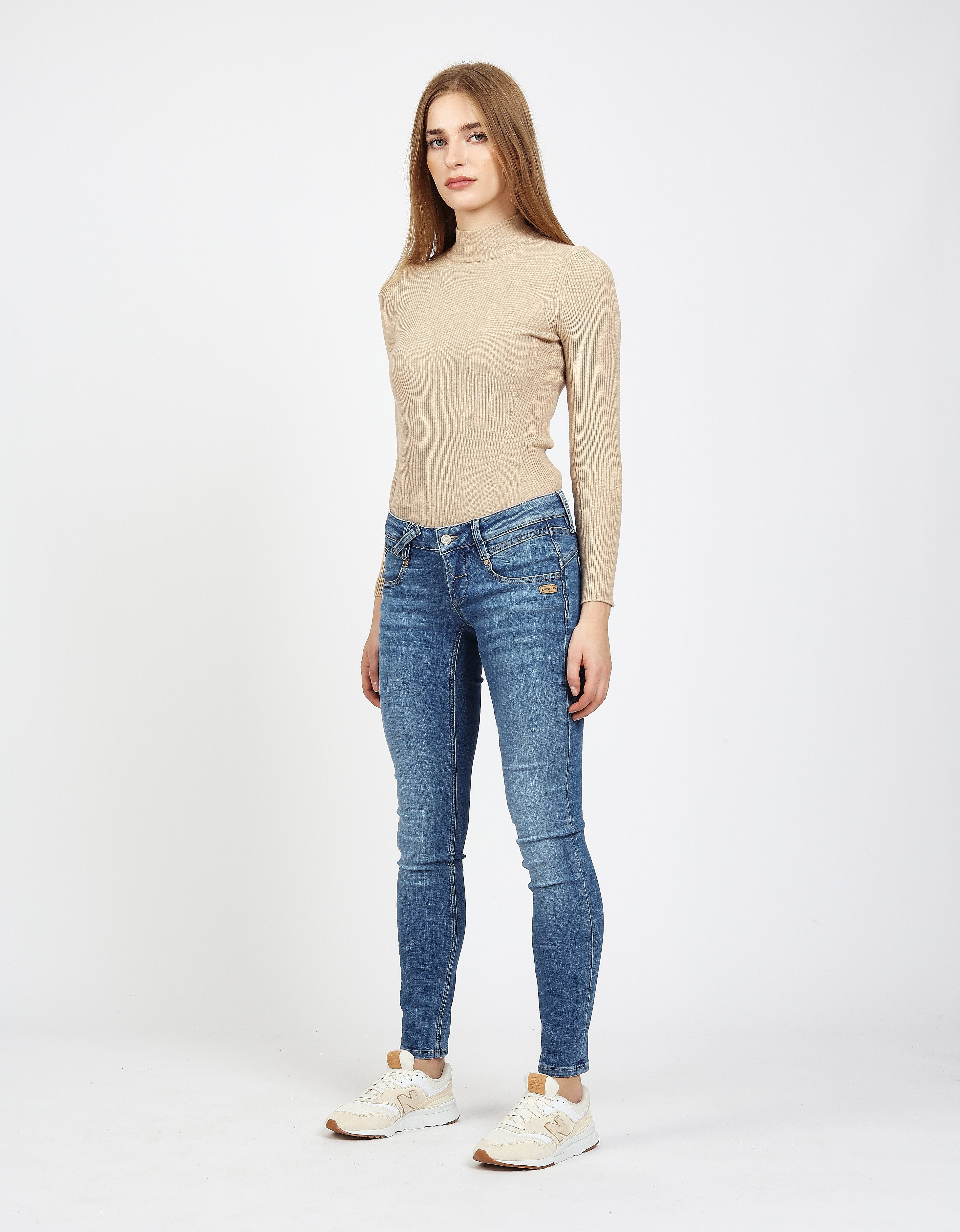 GANG Skinny fit jeans 94NENA in modieuze wassing